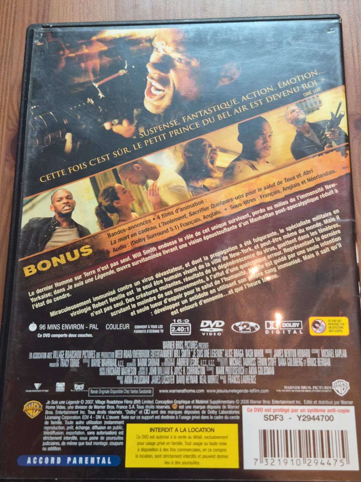 Dvd Je Suis Une Légende 2