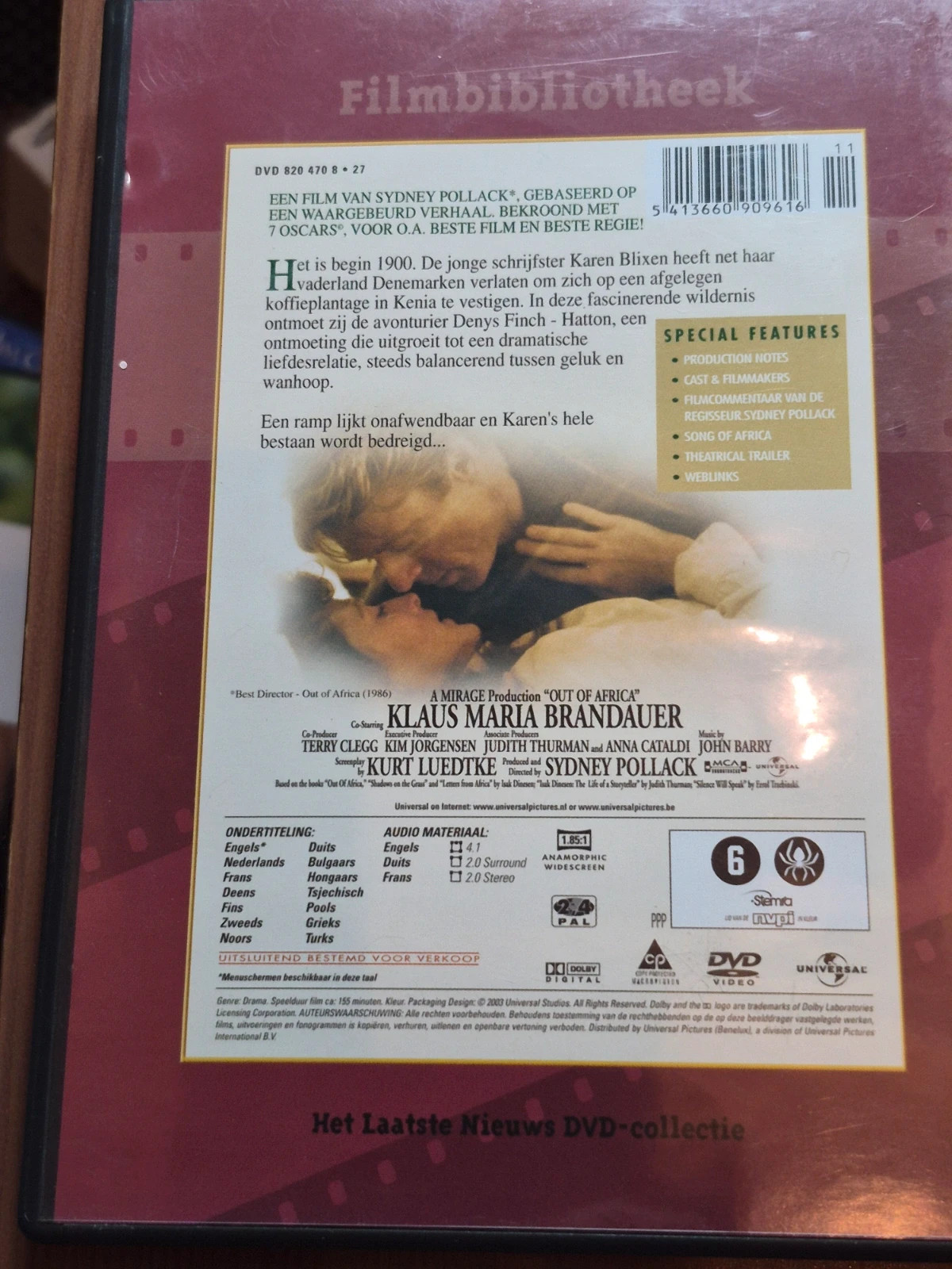 Dvd Out of Africa 2