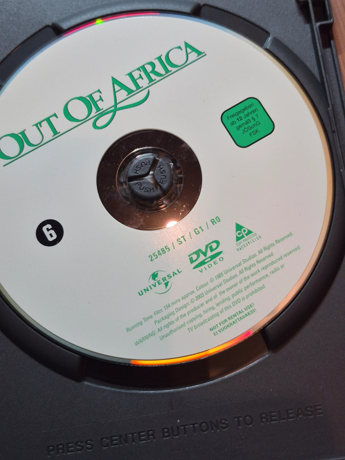 Dvd Out of Africa 5