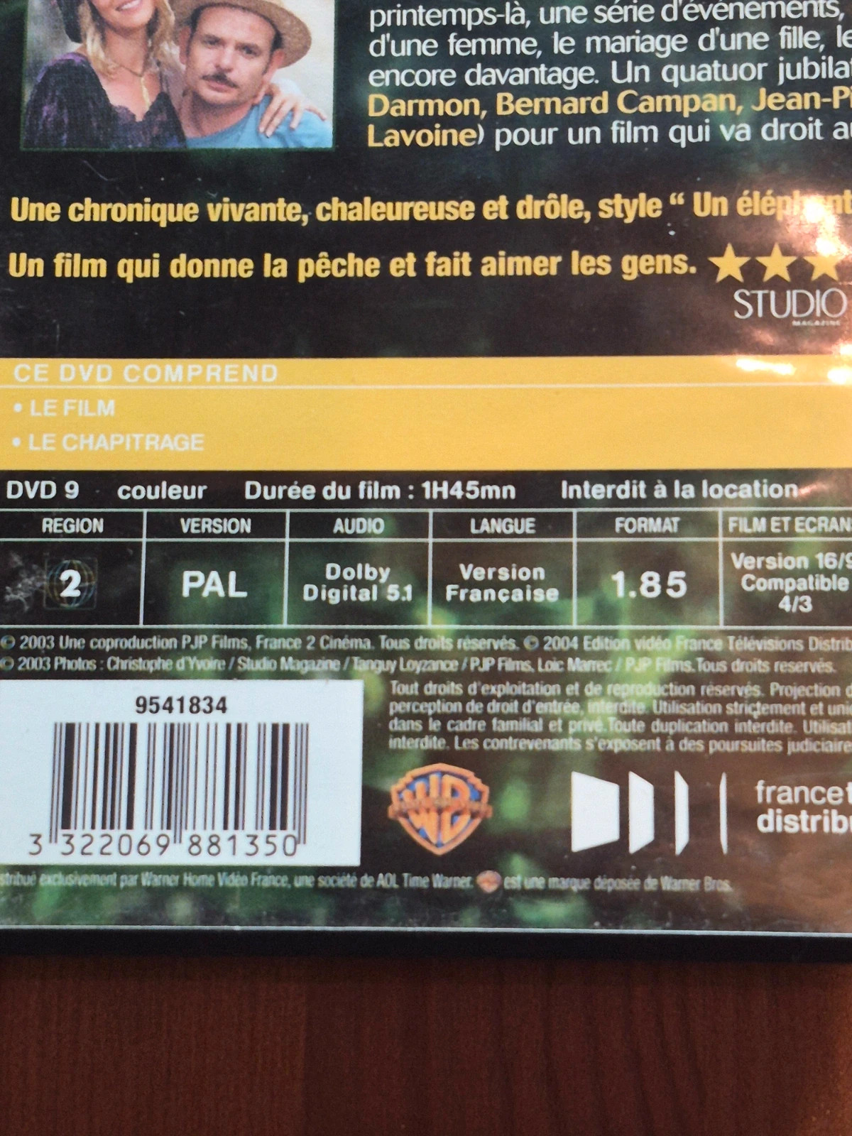 Dvd le cœur des hommes 3