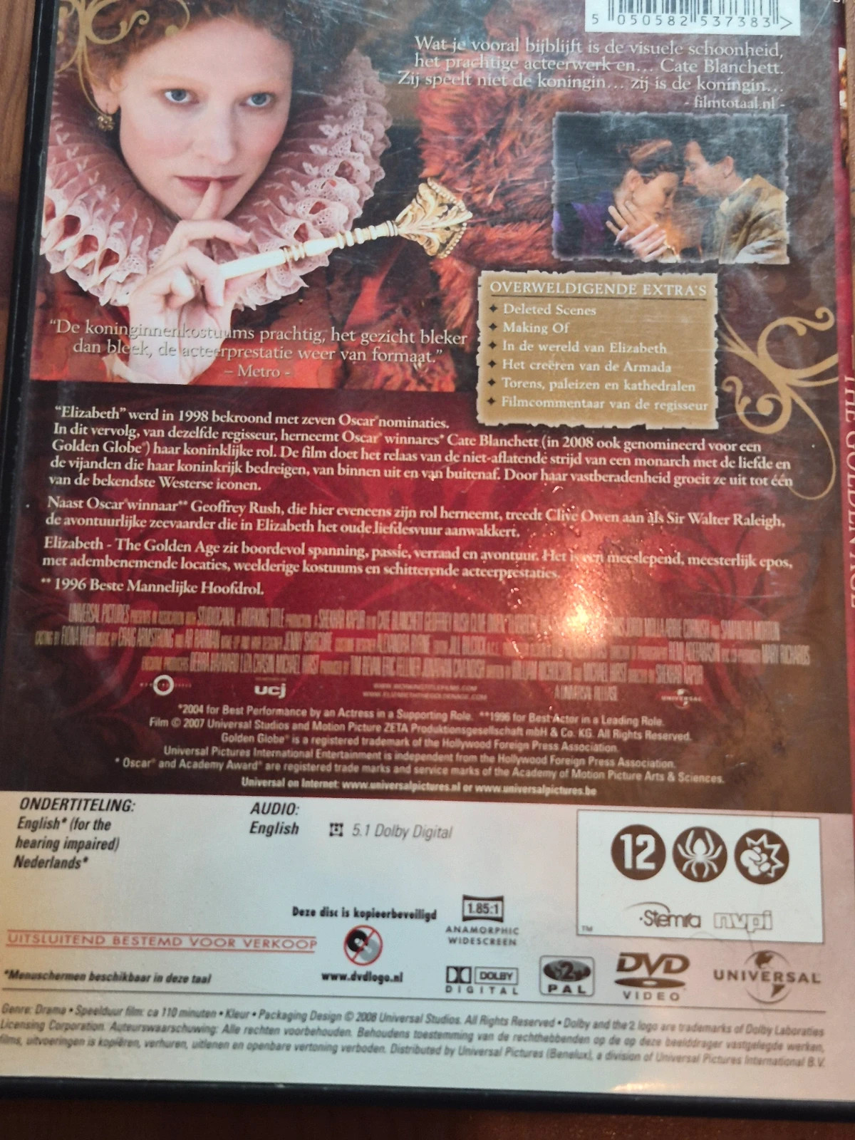 Dvd Elizabeth the golden age 2