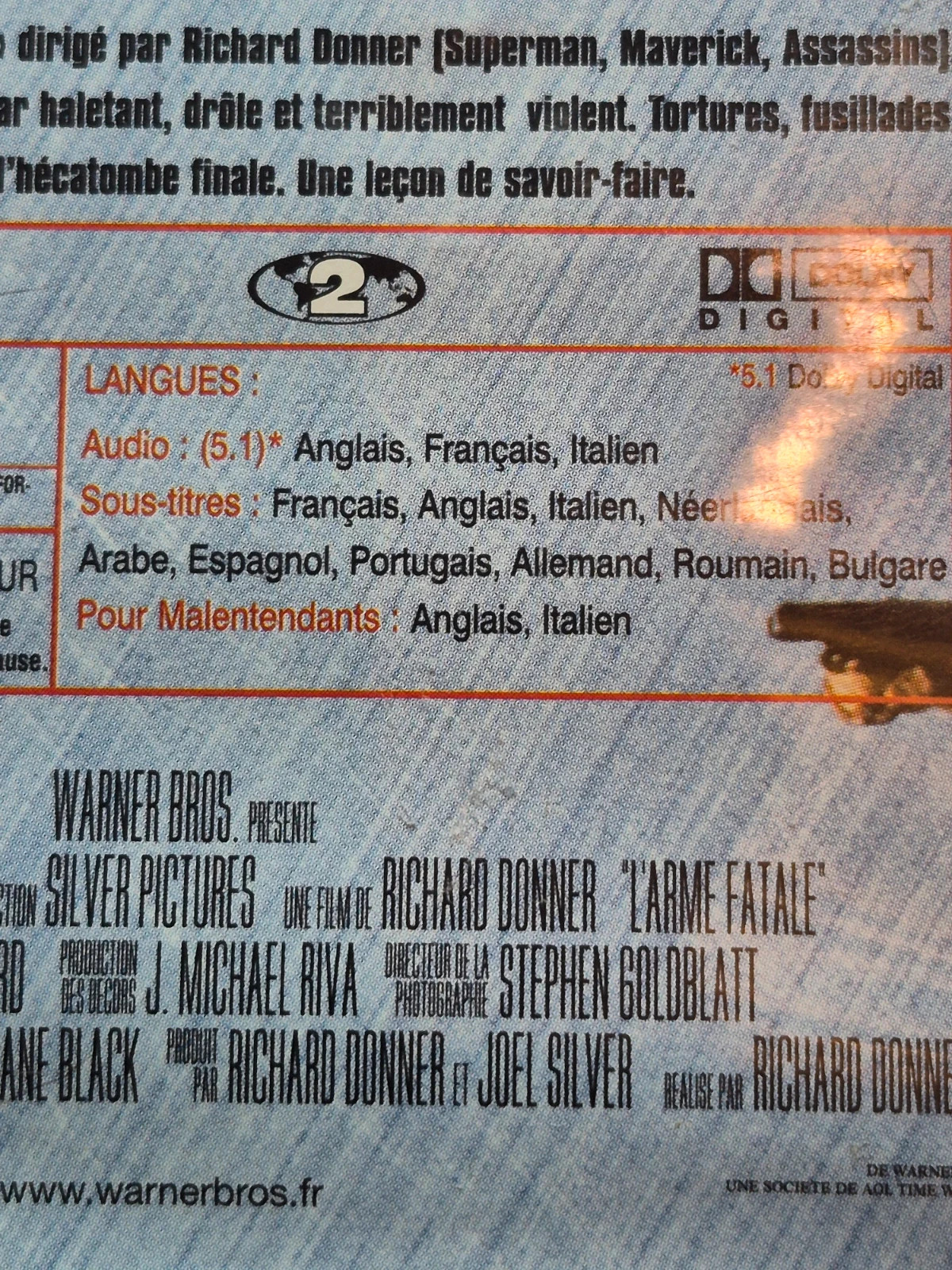 Dvd L’arme Fatales 3