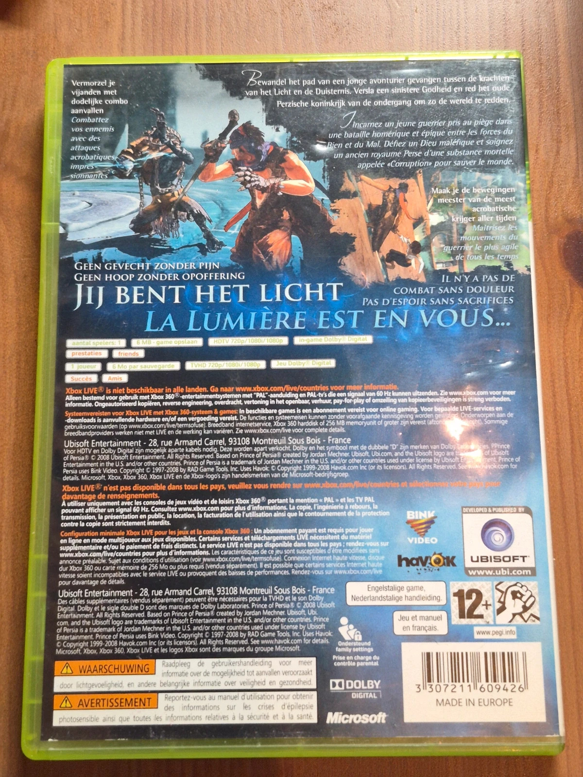 Jeu Prince of Persia pour xbox 360 complet 2