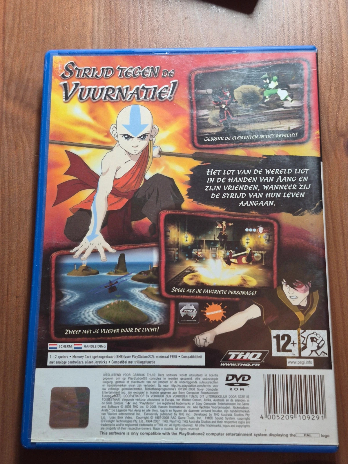 Jeu Avatar le maître du feu pour PS2 complet 2