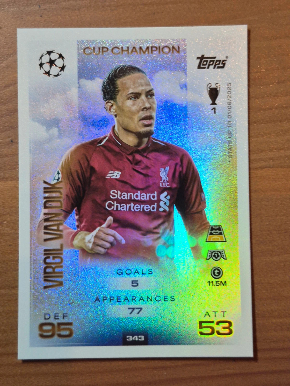 Lot de 13 cartes match attax cup champion – Topps 5
