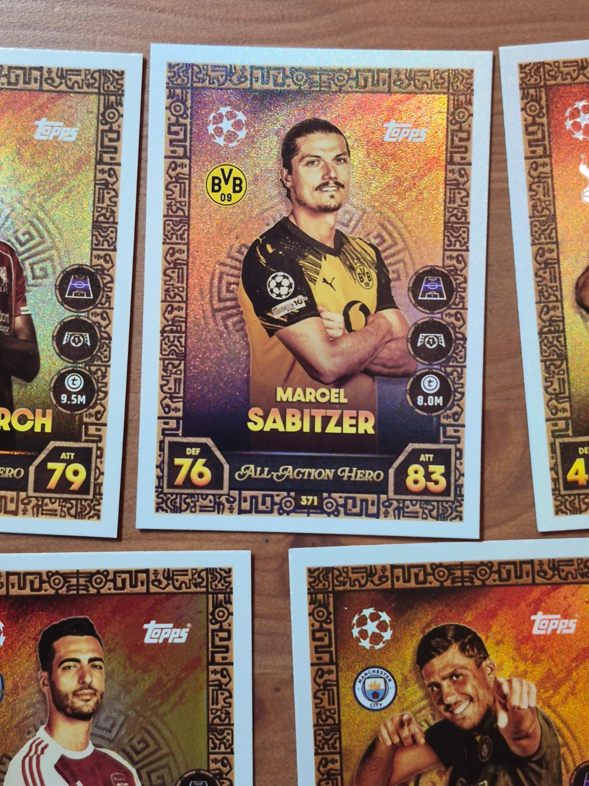 Lot de 17 cartes all action hero – Topps 5