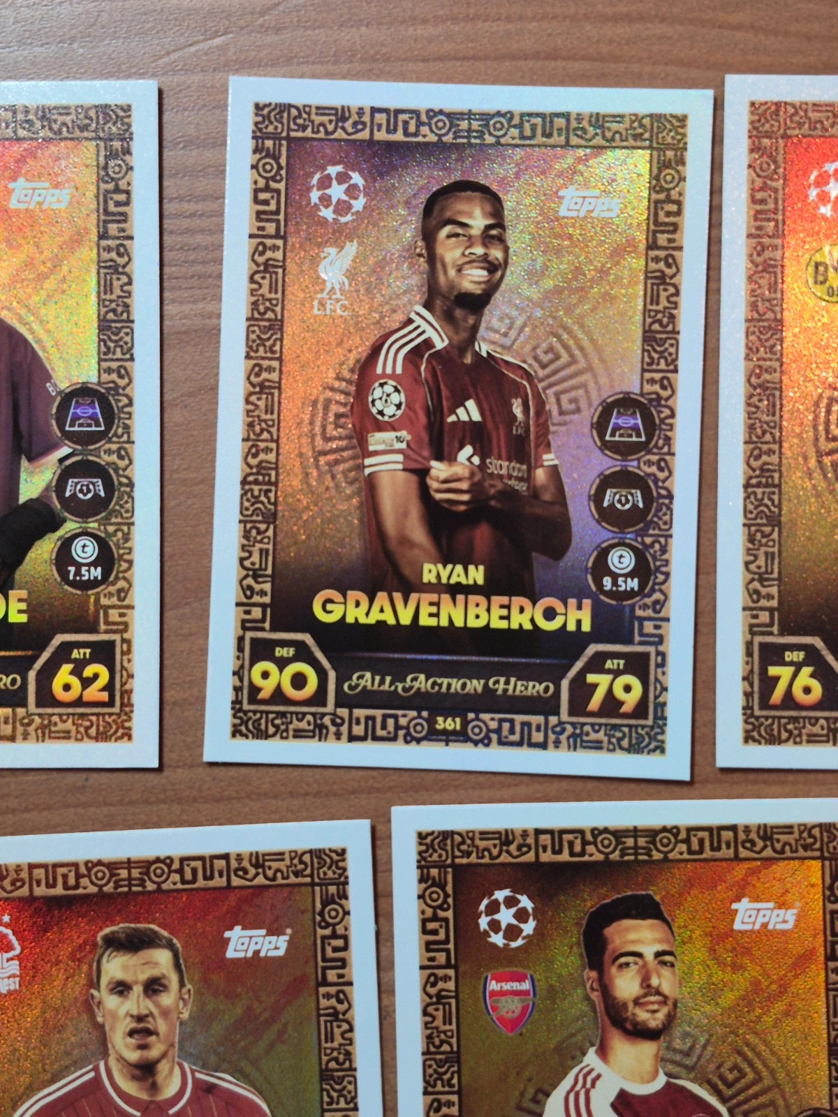 Lot de 17 cartes all action hero – Topps 4