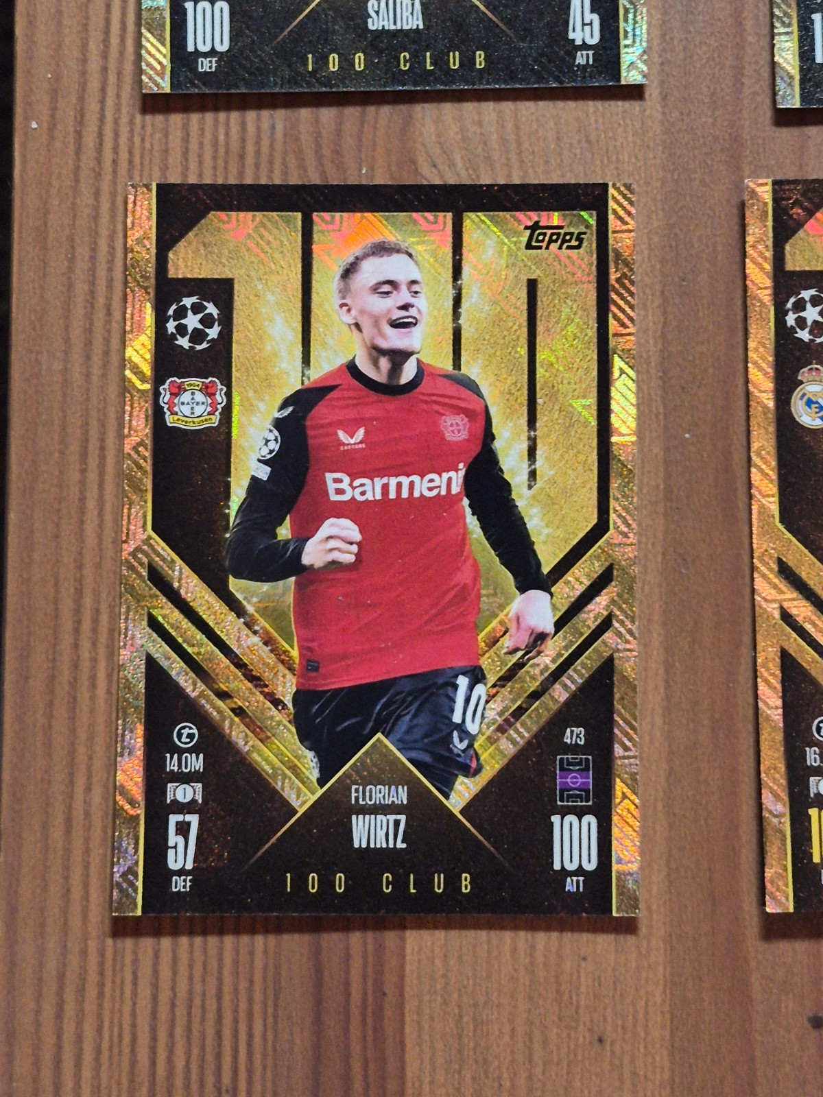 Lot de 9 cartes Toops 100 club – Topps 3