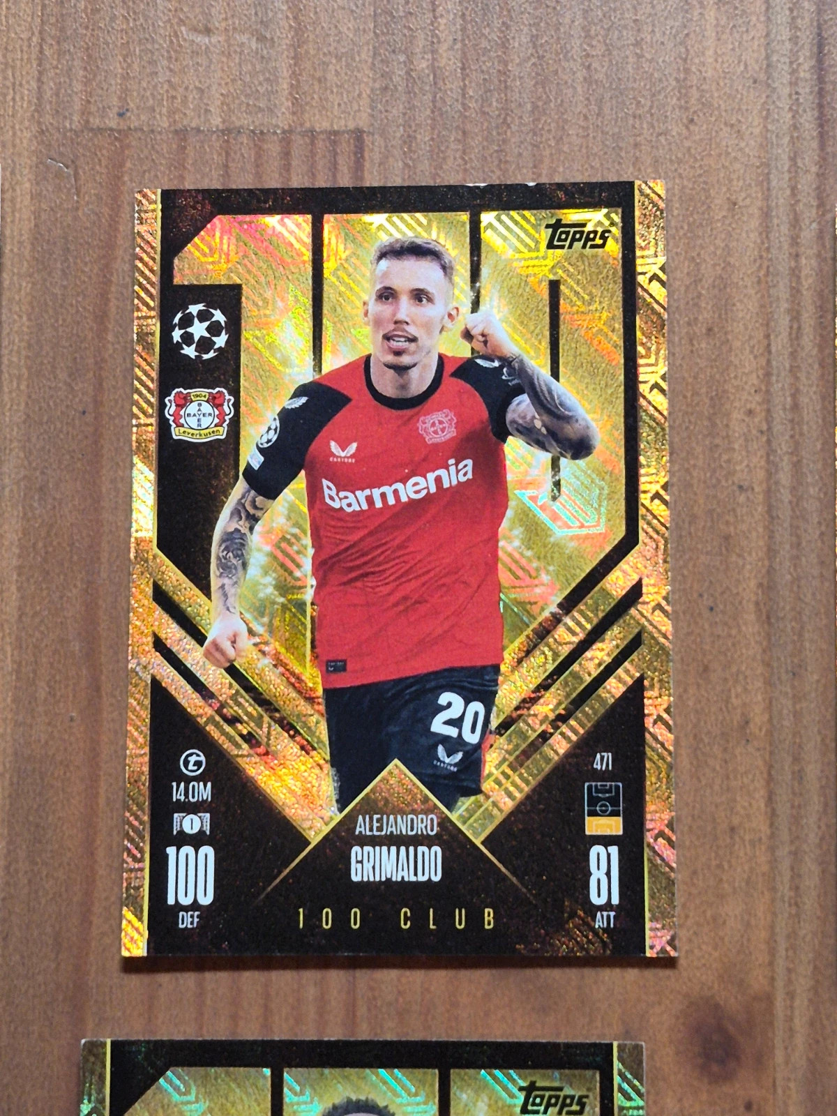 Lot de 9 cartes Toops 100 club – Topps 5