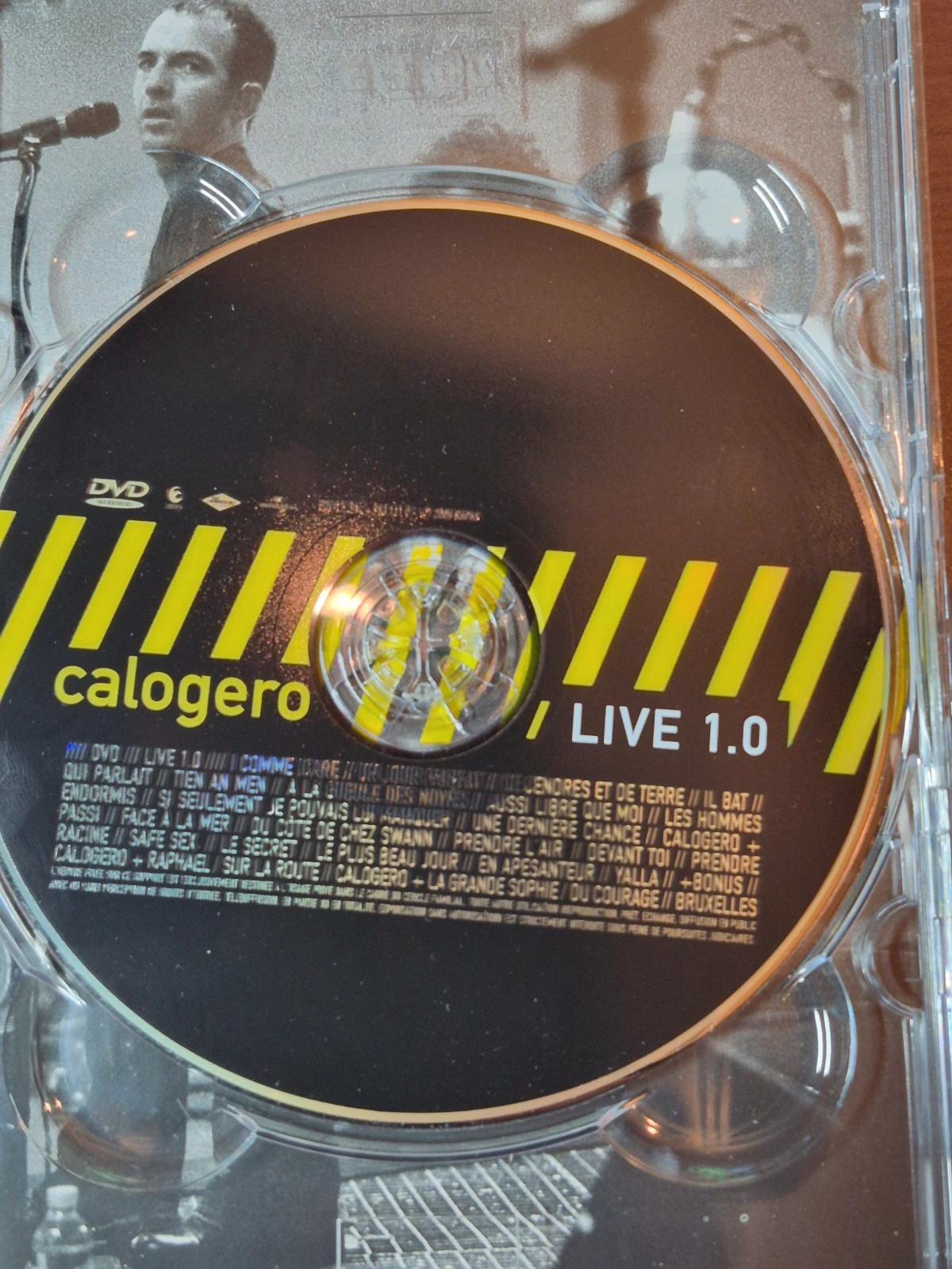 Dvd Calogero live 1.0 5