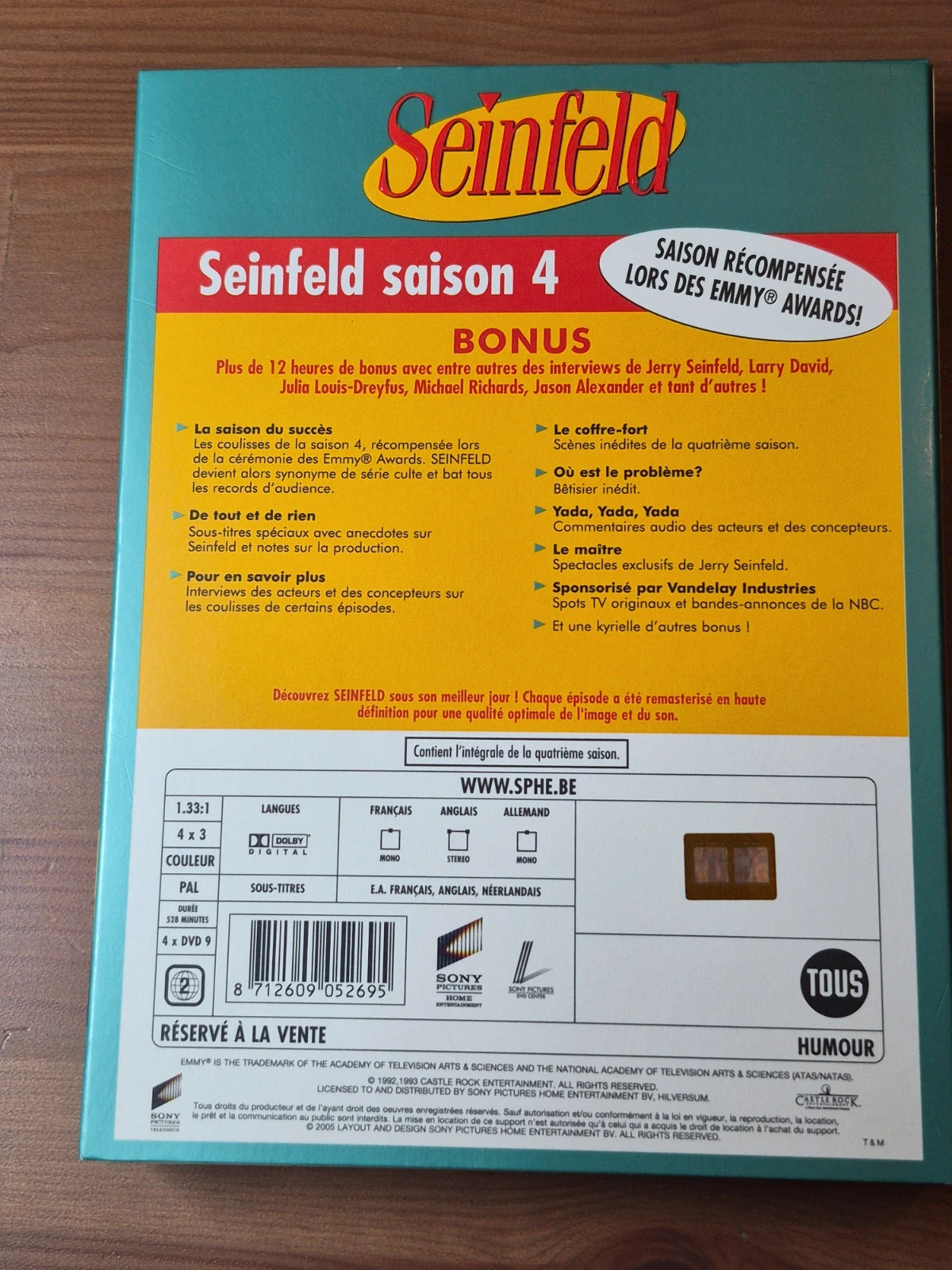Coffret Dvd Seinfeld saison 4 2