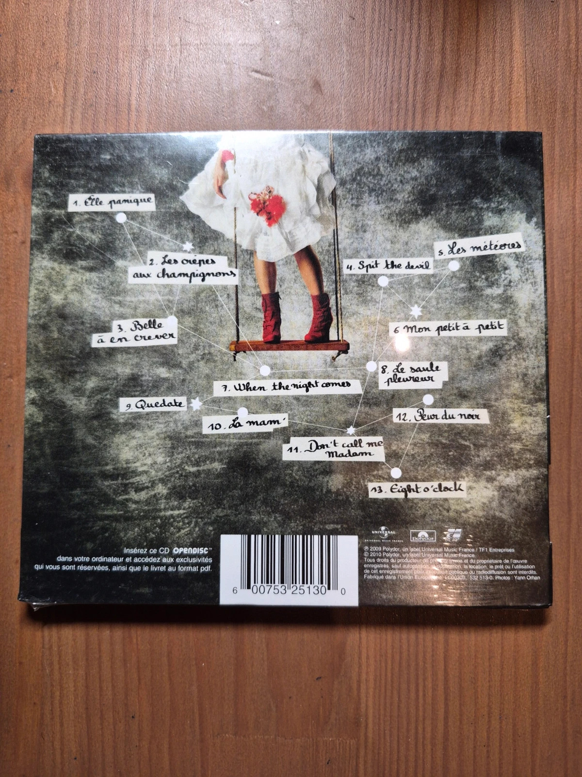 Cd audio Olivia Ruiz (miss météores) sous blister 2