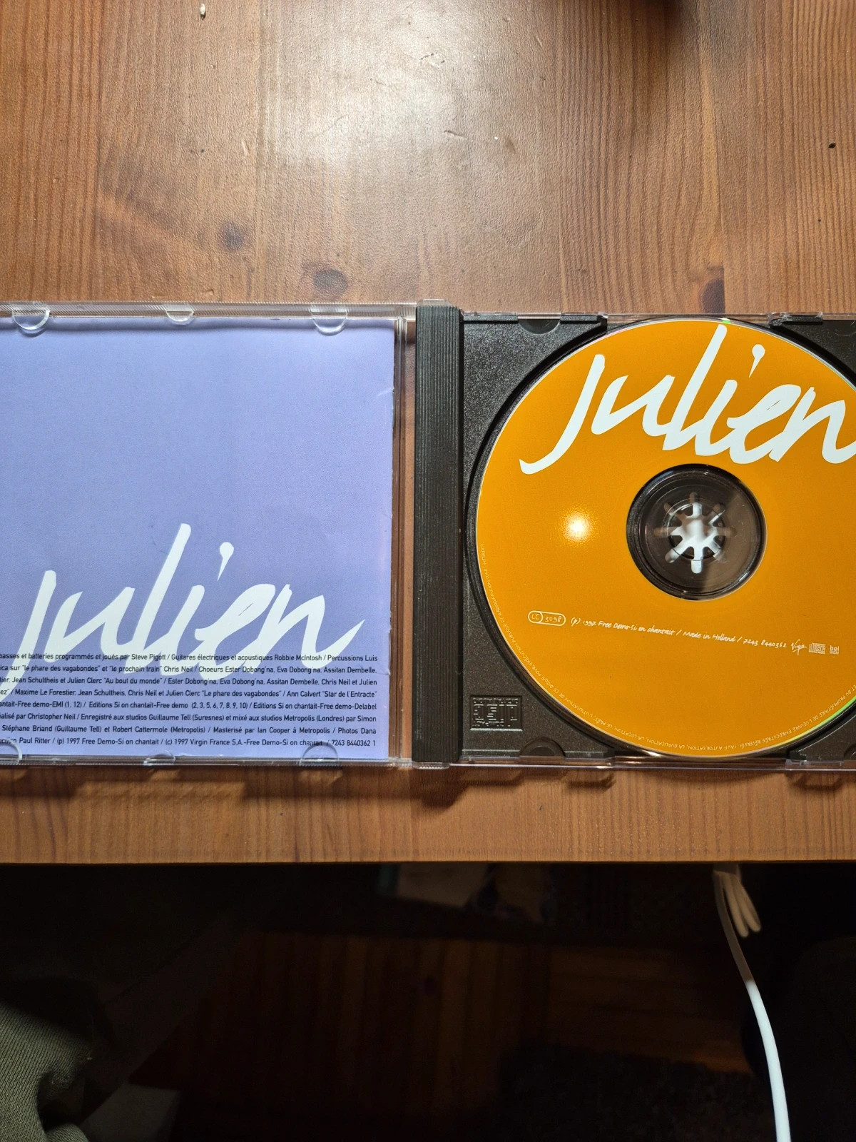 Cd audio Julien Clerc(julien) 4