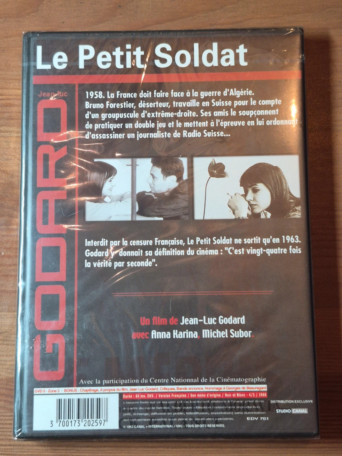 Dvd Le Petit Soldat sous blister 2