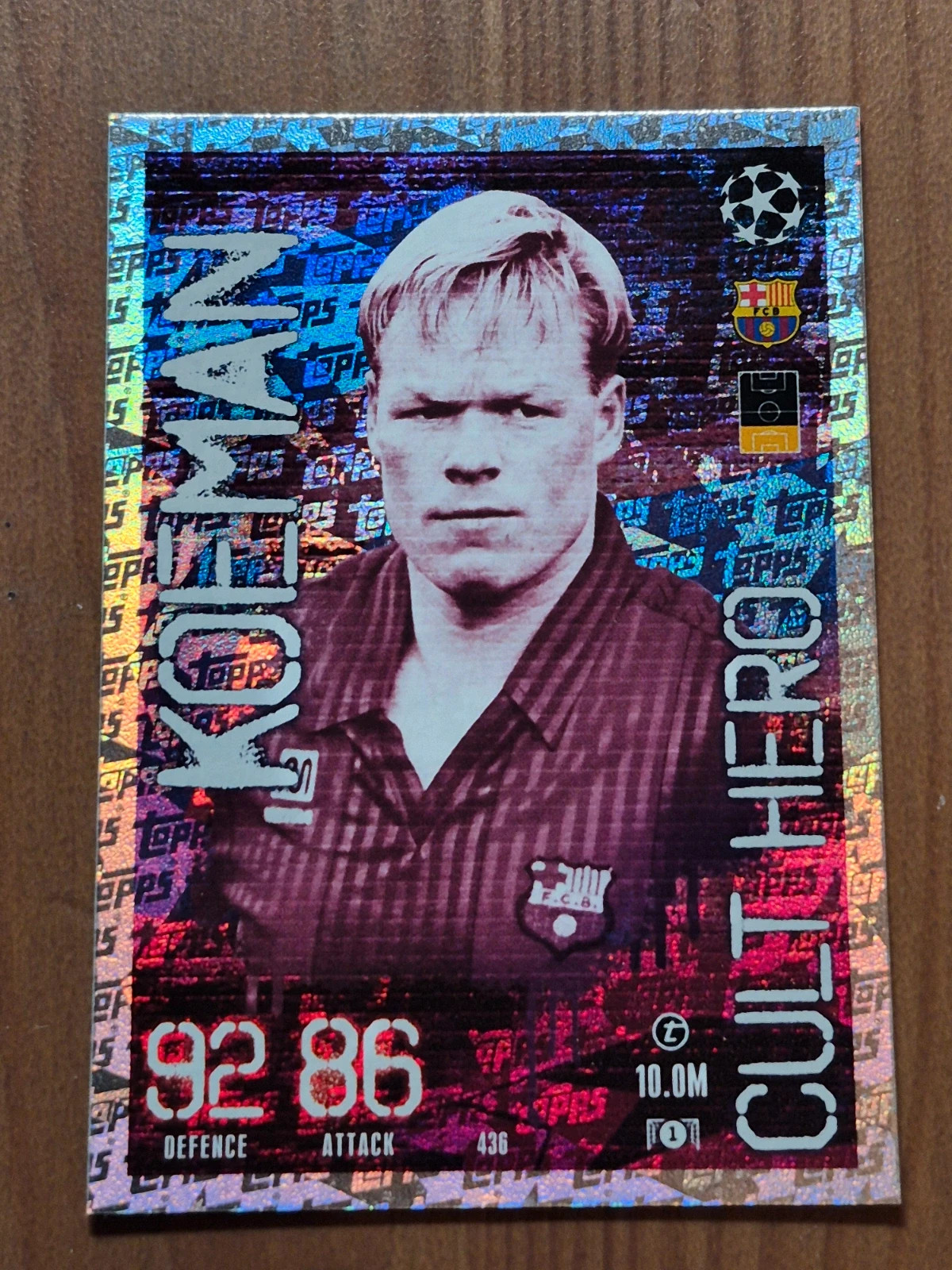 Lot de 4 cartes match attax cult hero – Topps 3