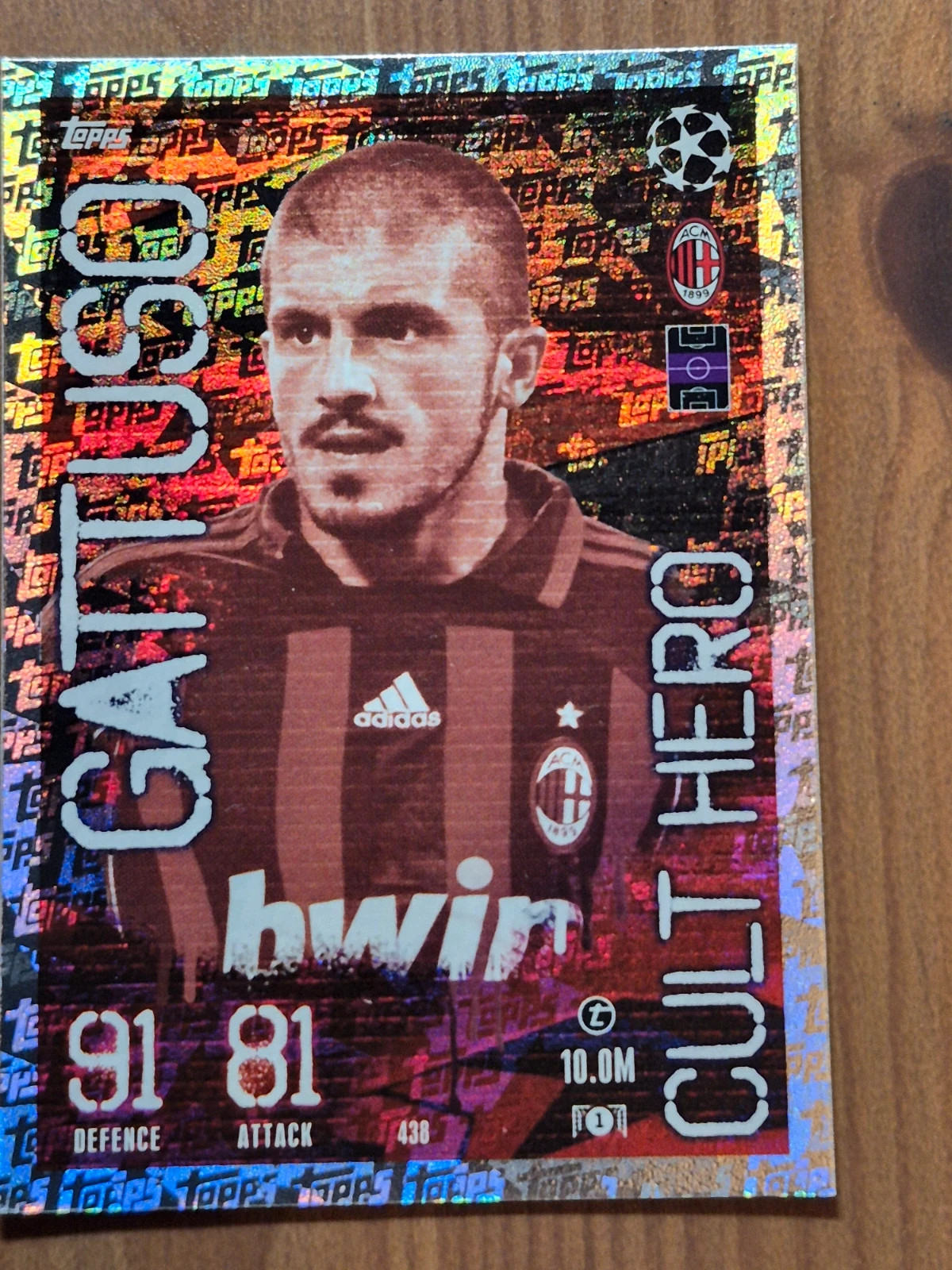Lot de 4 cartes match attax cult hero – Topps 4