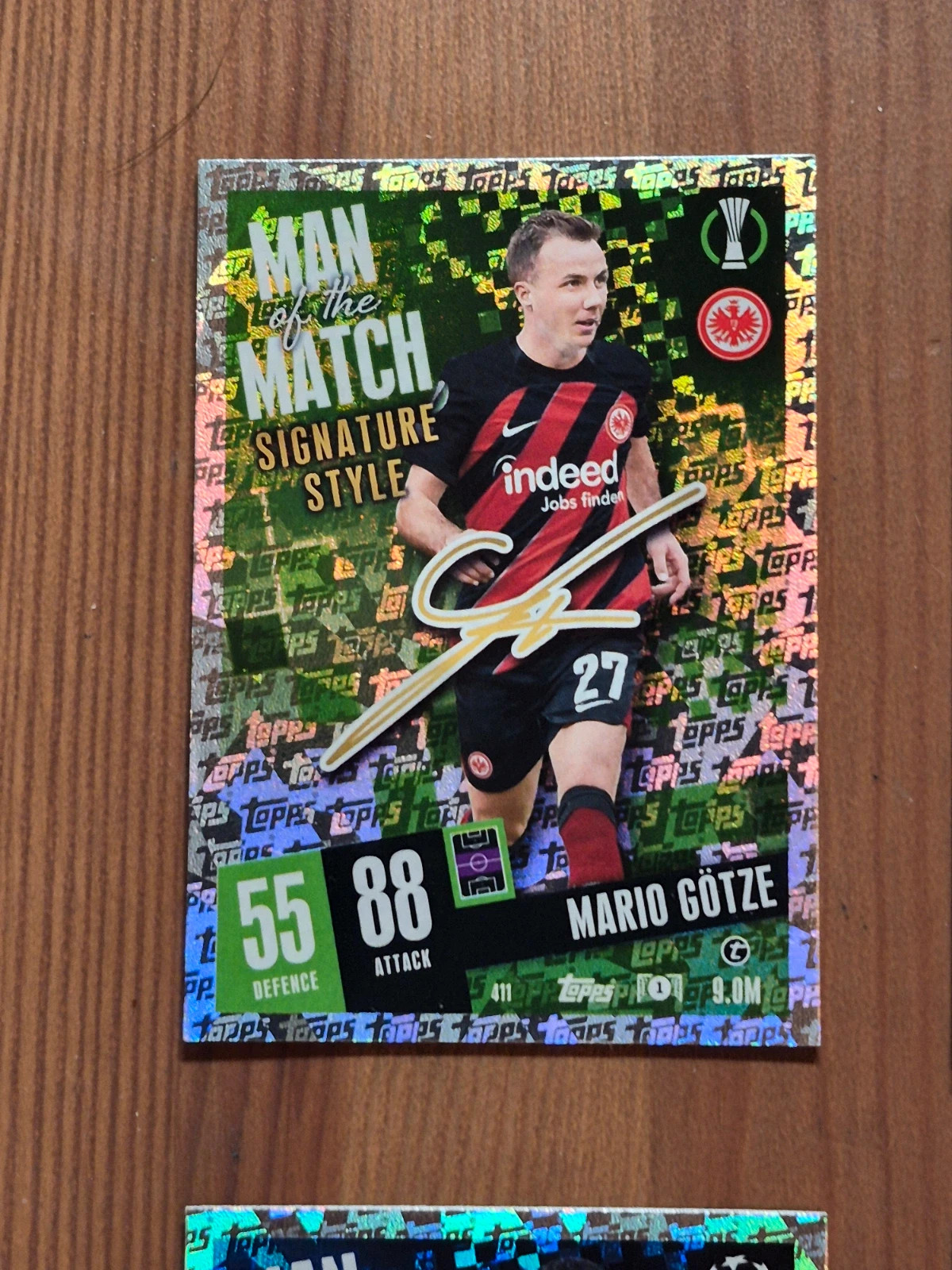 Lot de 13 cartes man of match signature style 23/24 – Topps 2