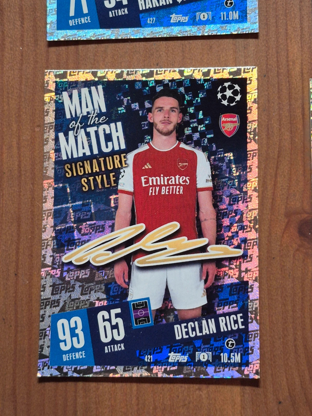 Lot de 13 cartes man of match signature style 23/24 – Topps 5
