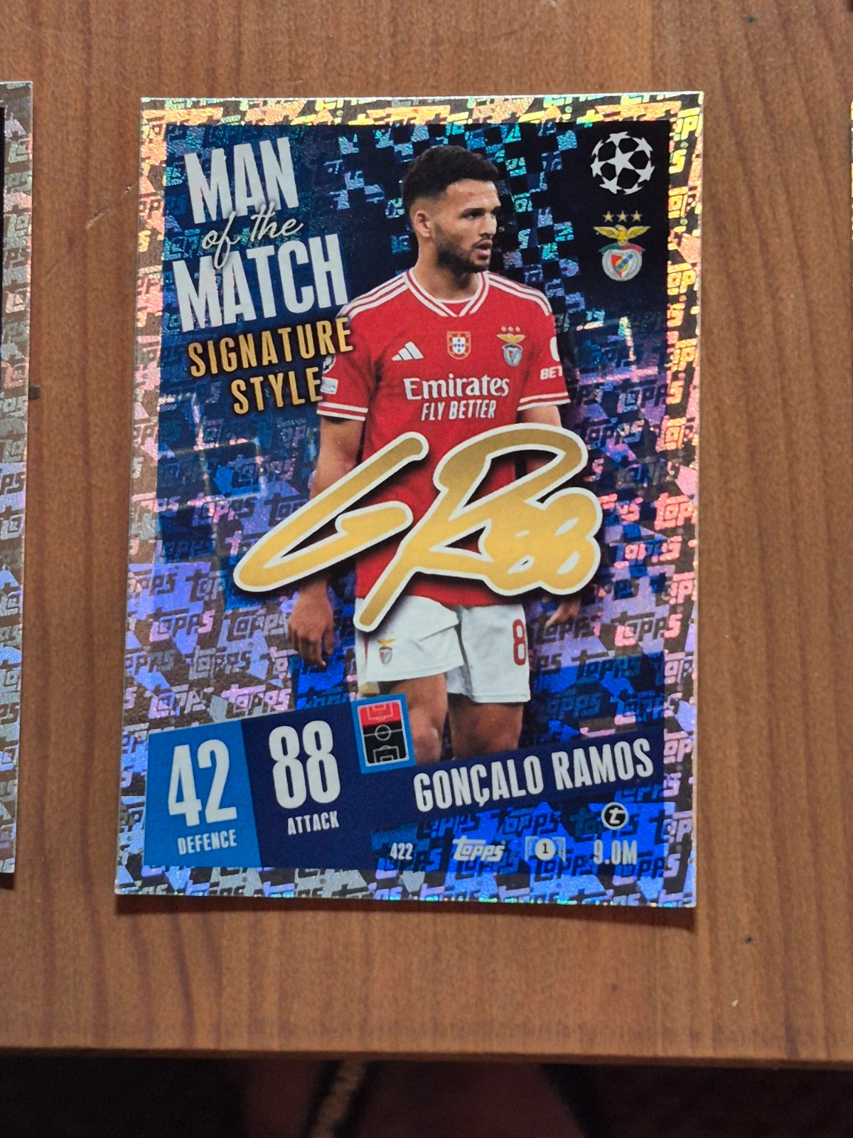 Lot de 13 cartes man of match signature style 23/24 – Topps 4