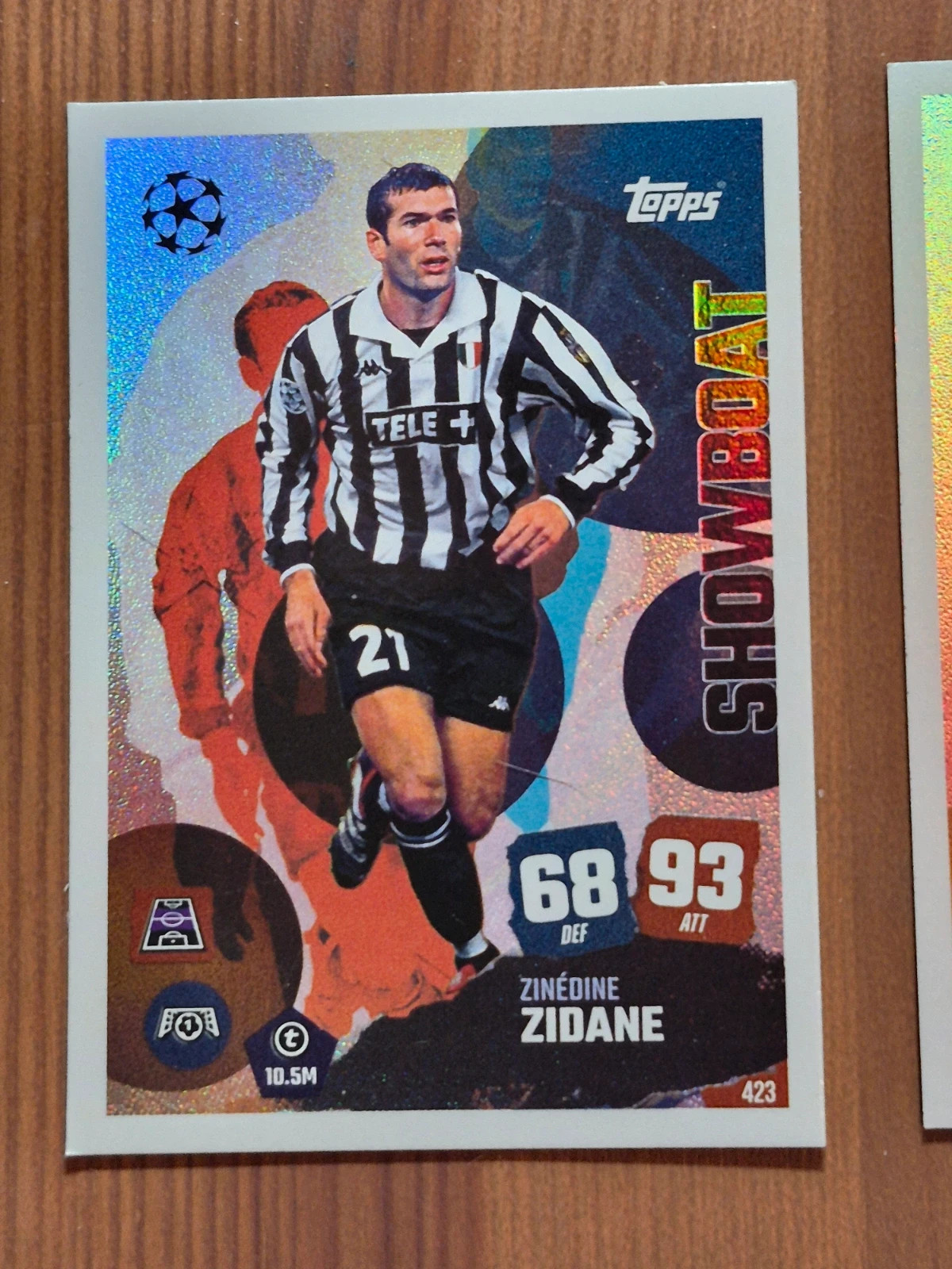 Lot de 9 cartes match attax showboat – Topps 2