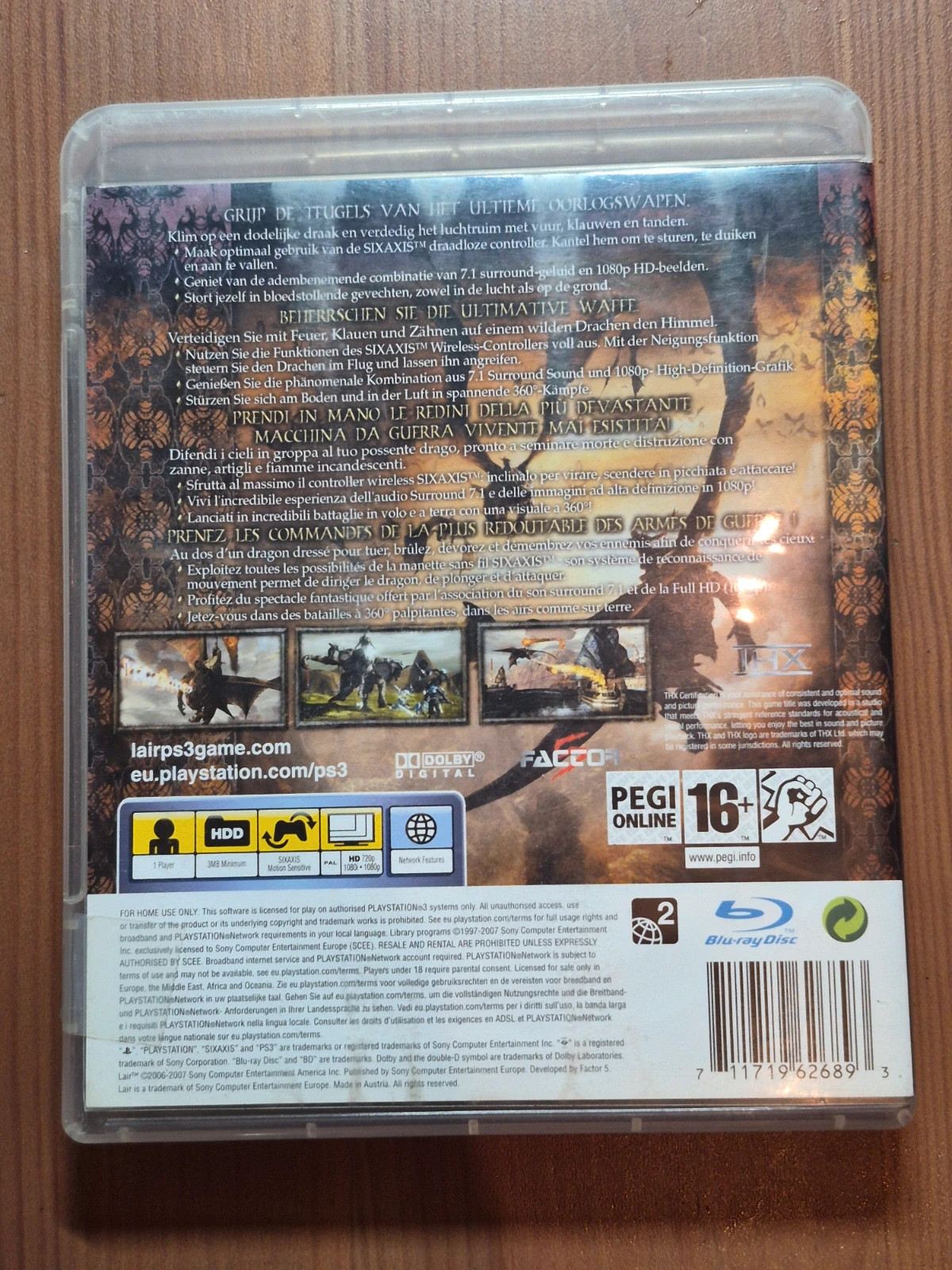 Jeu Lair pour PS3 complet 2