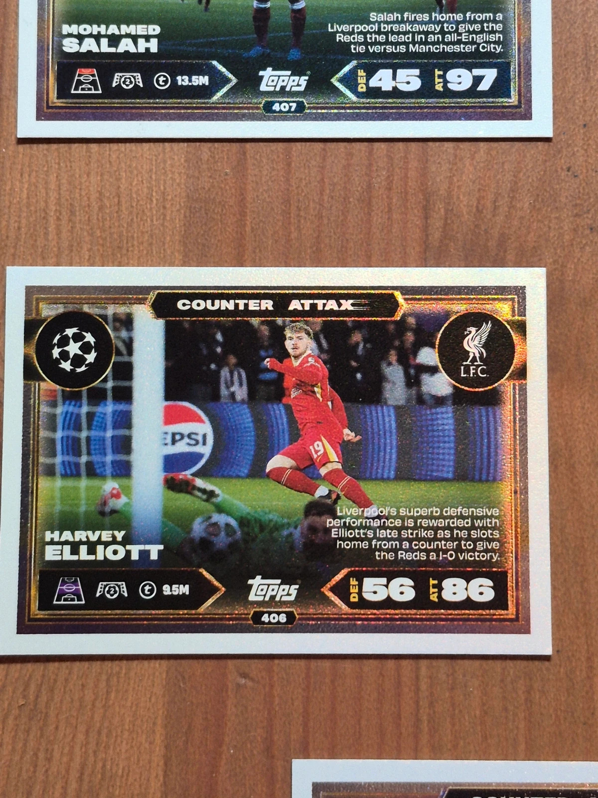 Lot de 8 cartes Toops counter attax – Topps 3