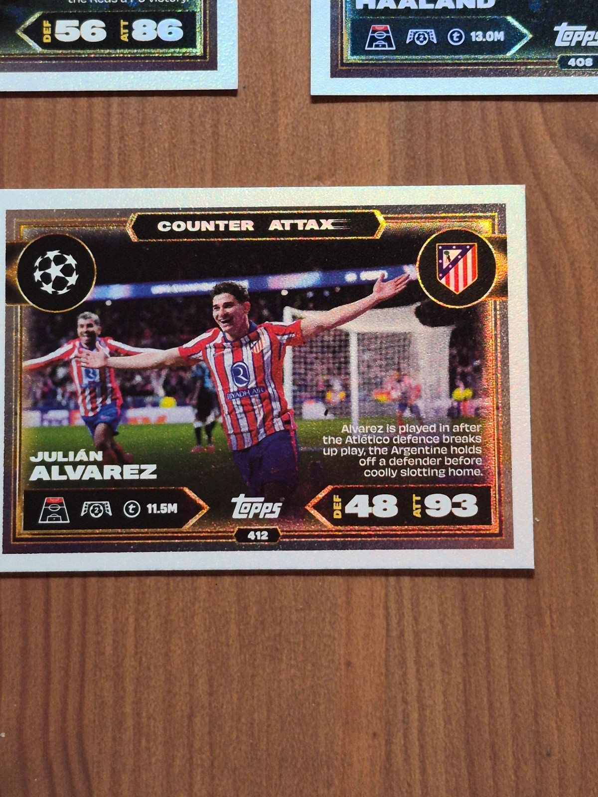 Lot de 8 cartes Toops counter attax – Topps 4