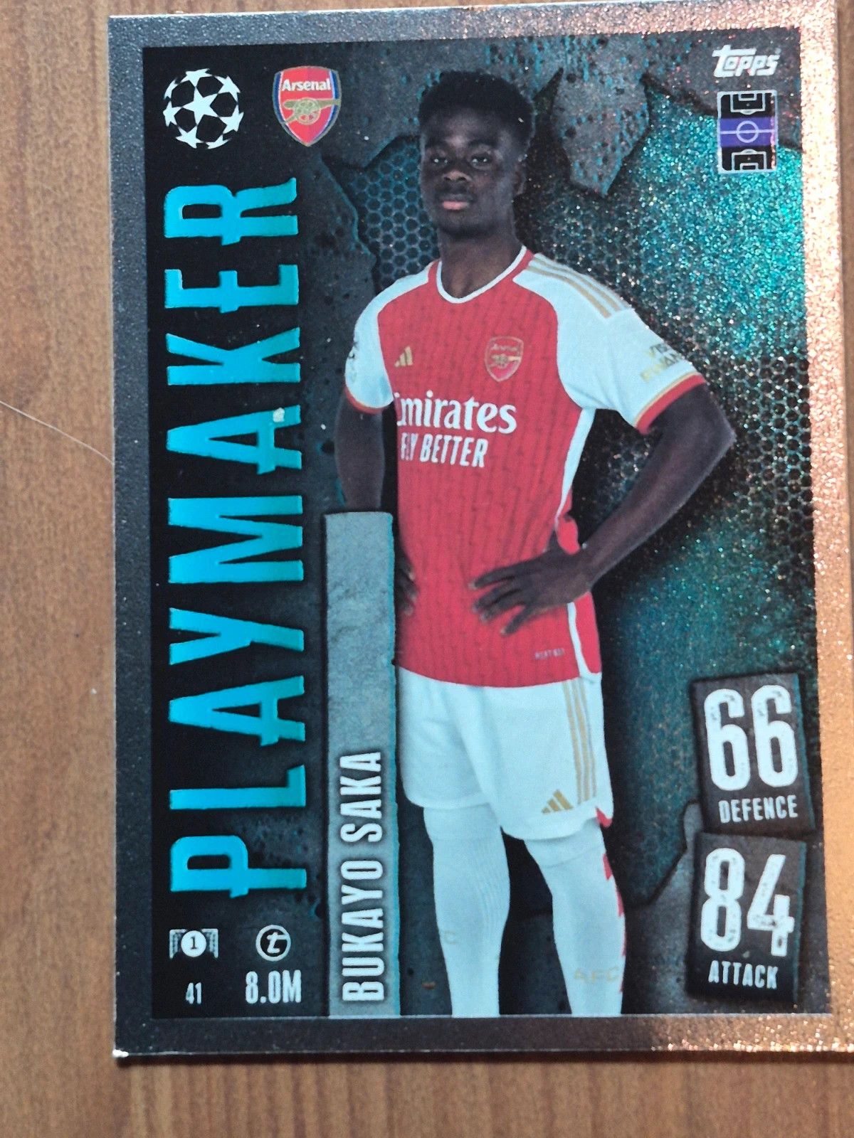 Lot de 8 cartes match attax Playmaker – Topps 5