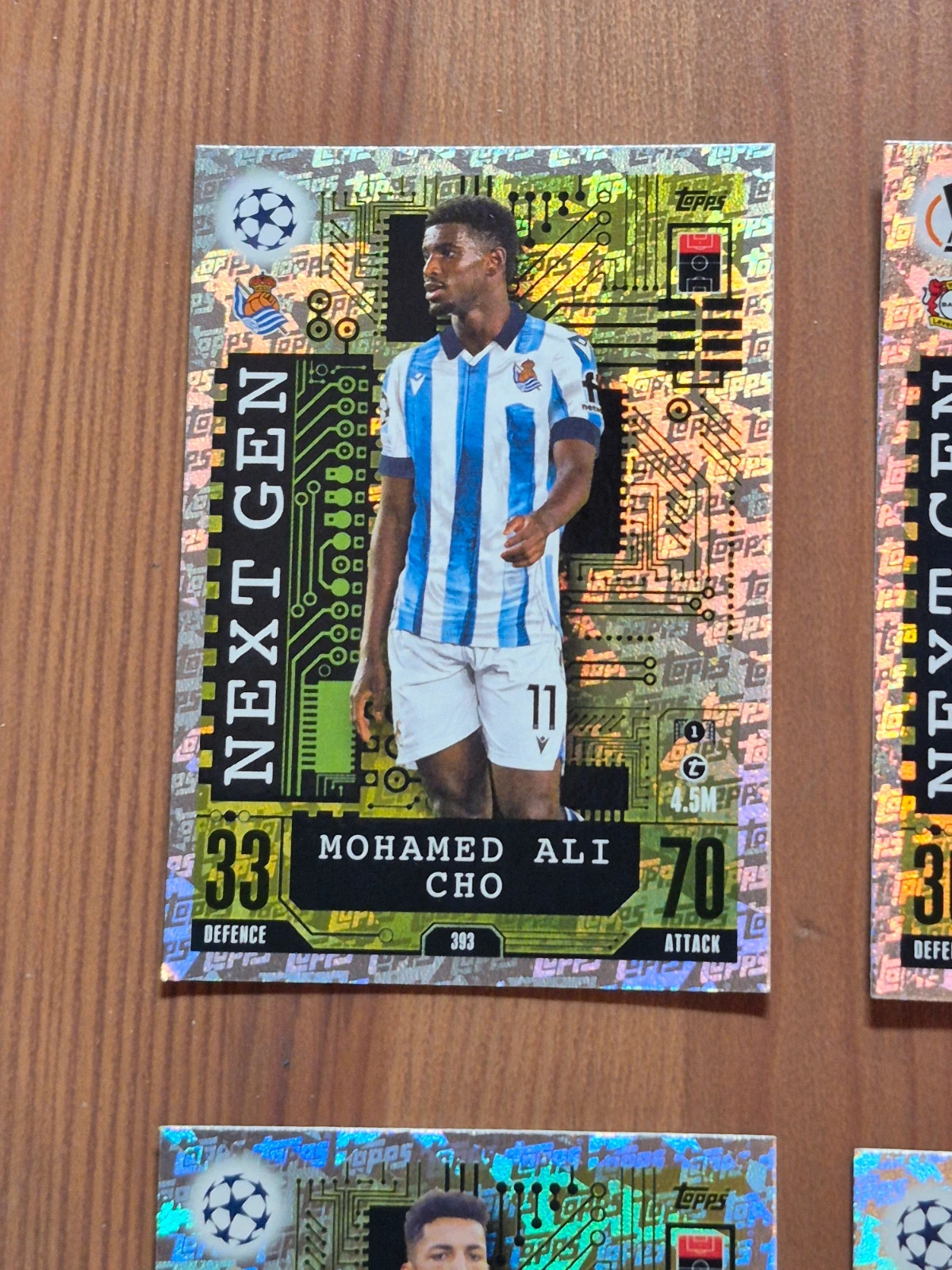 Lot de 9 cartes match attax next gen – Topps 2