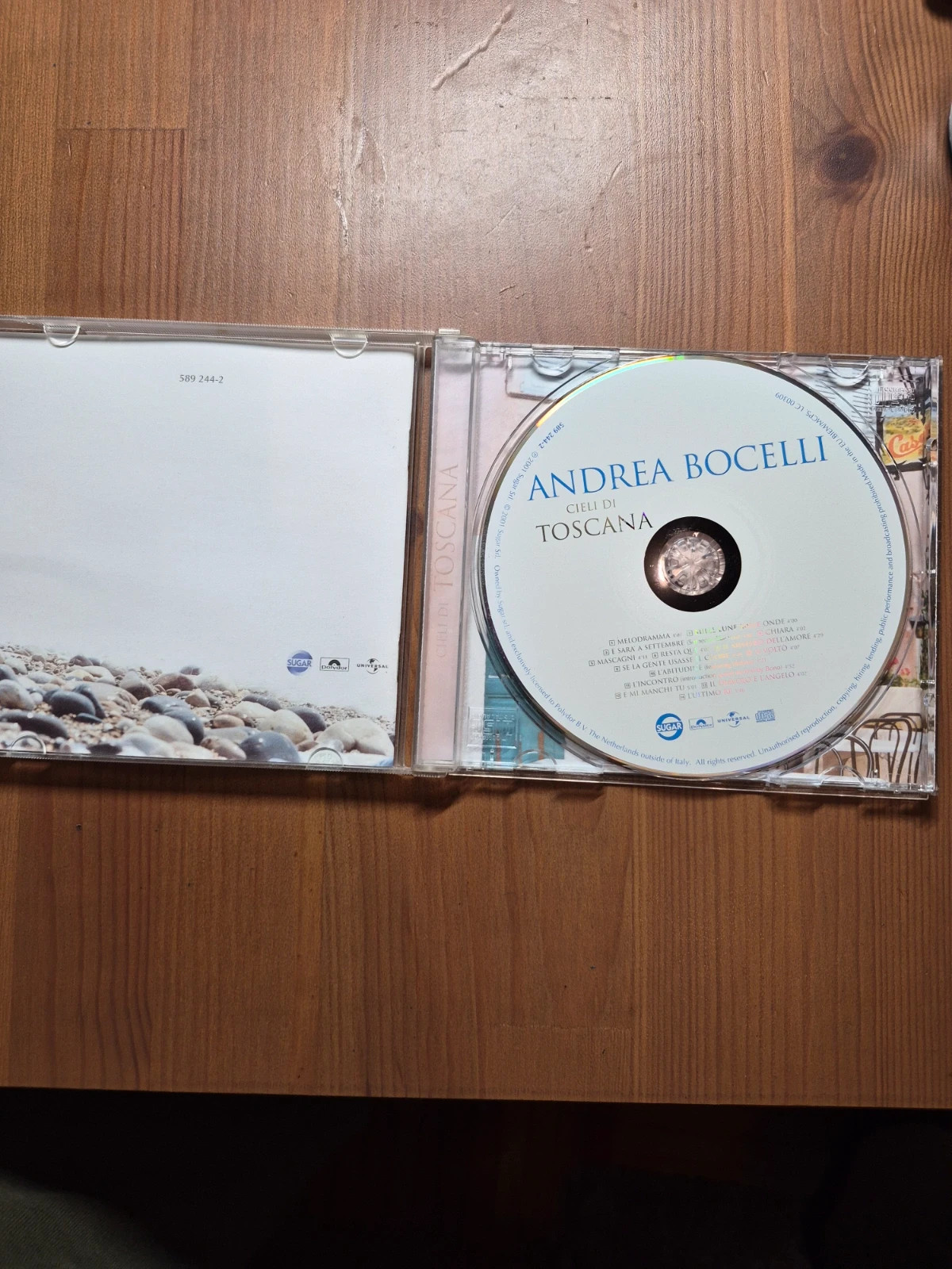 Cd audio Andrea Bocelli (cieli di toscana) 4