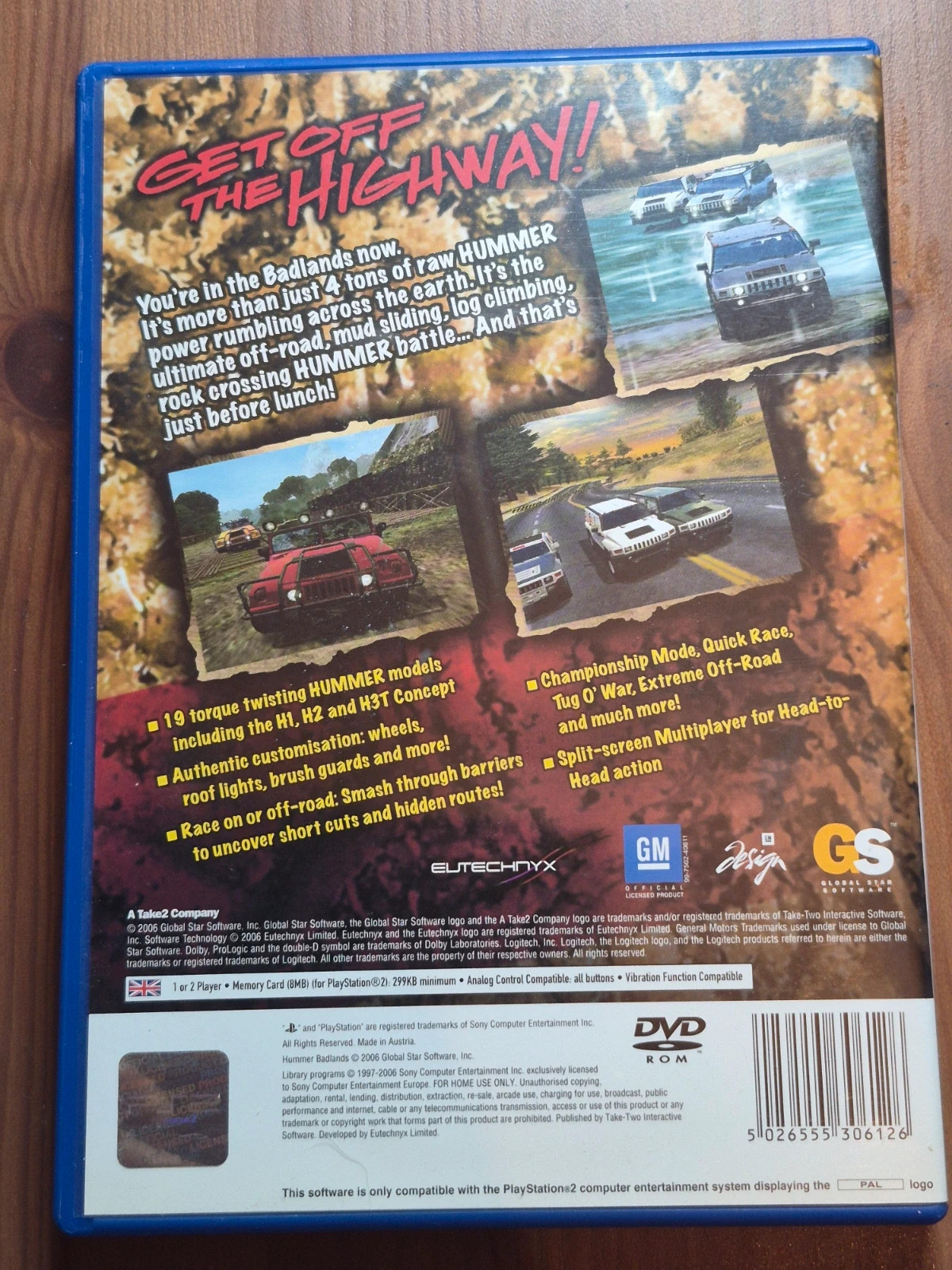 Jeu Hummer Badlands pour PS2 (anglais) 2