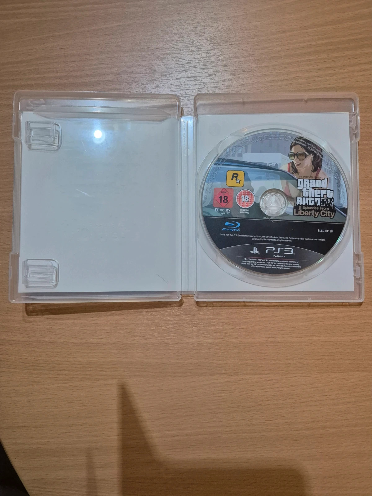 Jeu Grand Theft Auto PS3 sans notice 4