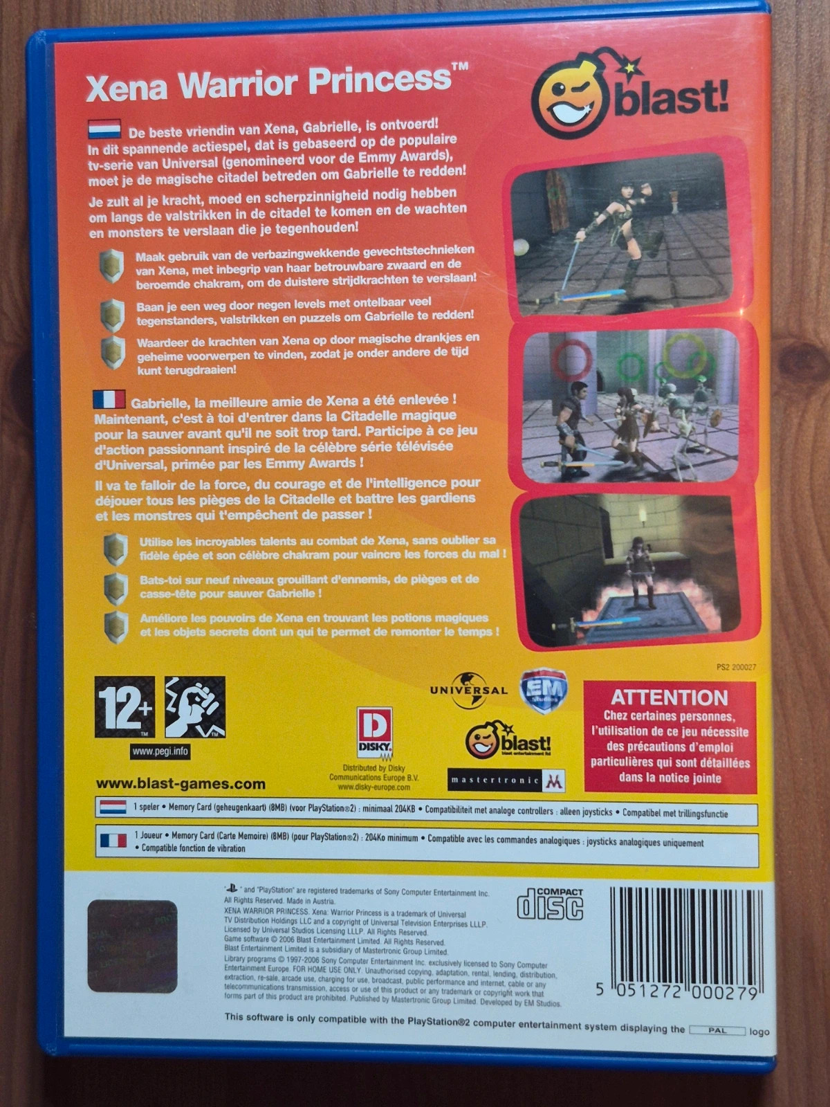 Jeu Xena la guerrière pour PS2 complet 2