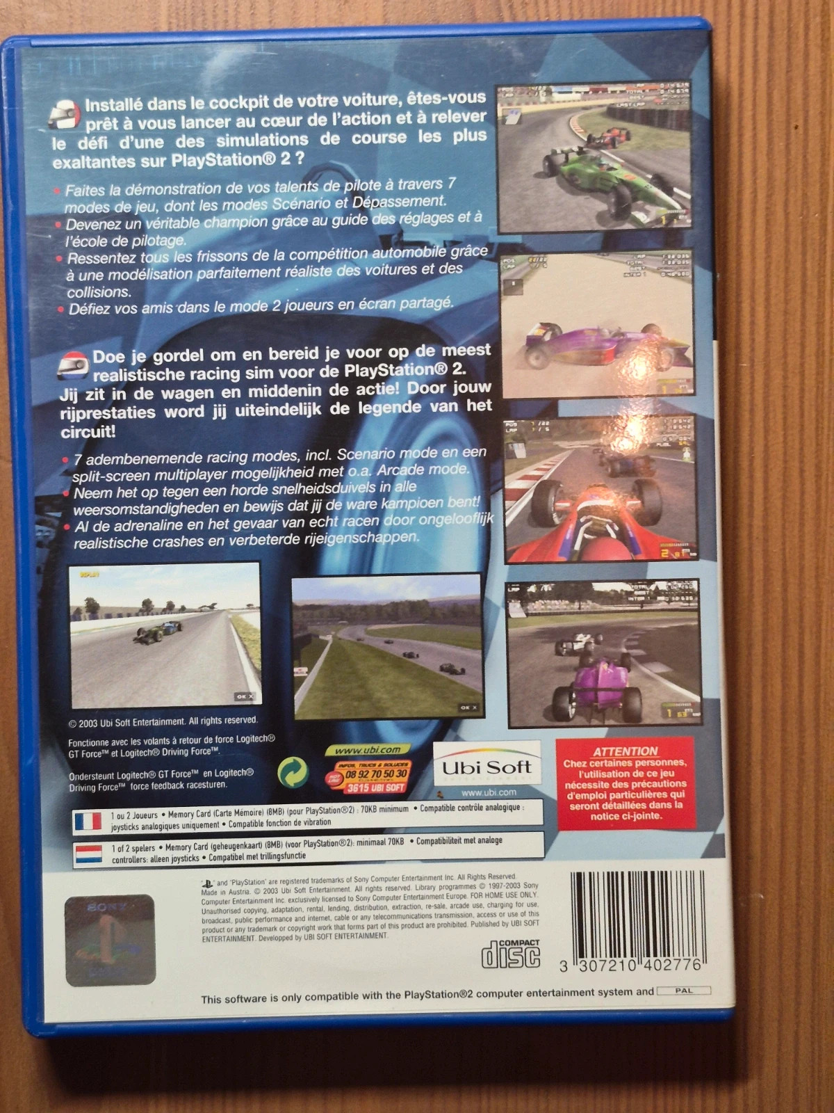 Jeu Racing Simulation 3 pour PS2 complet 2