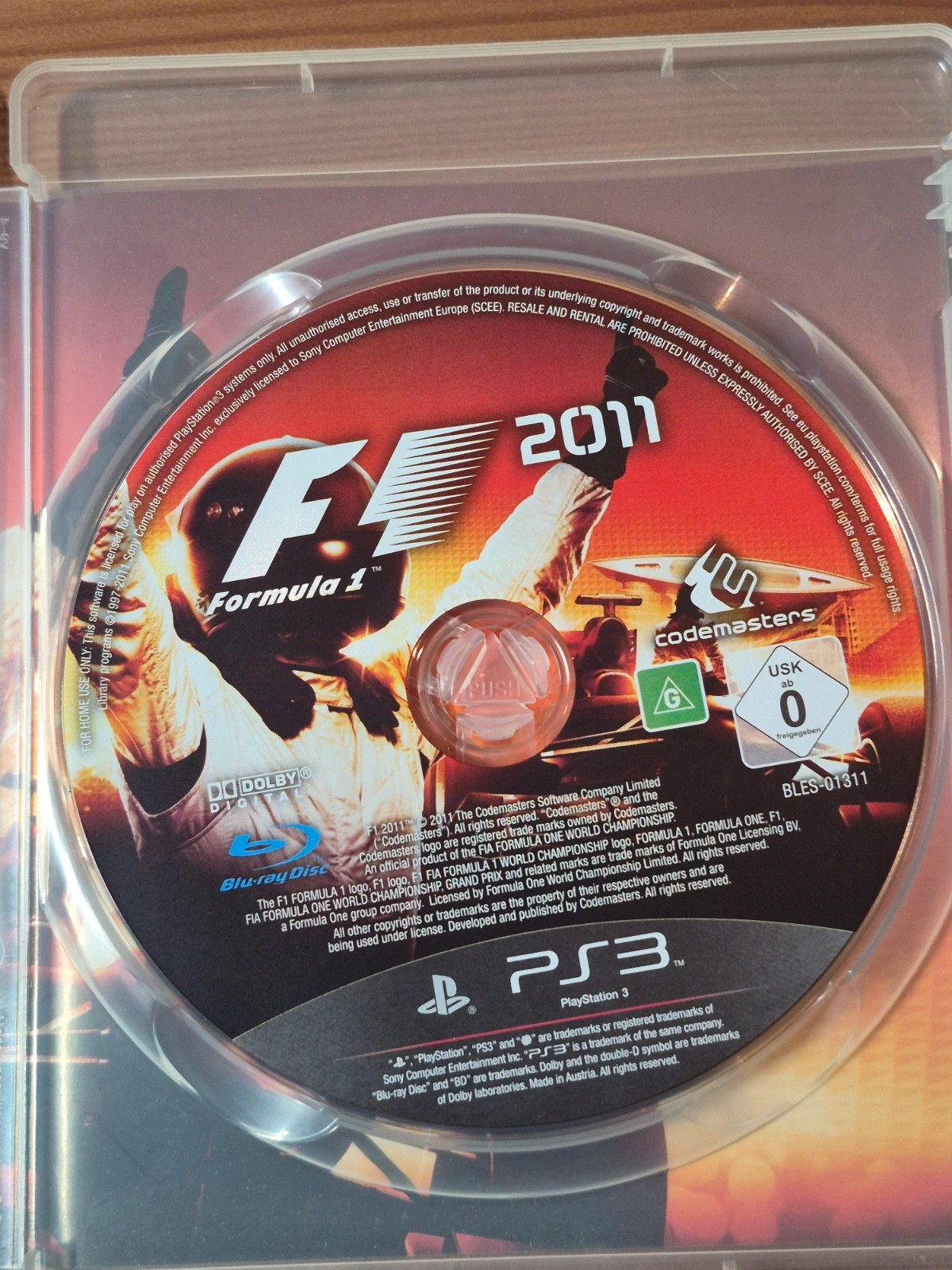 Jeu F1 2011 pour PS3 complet 4