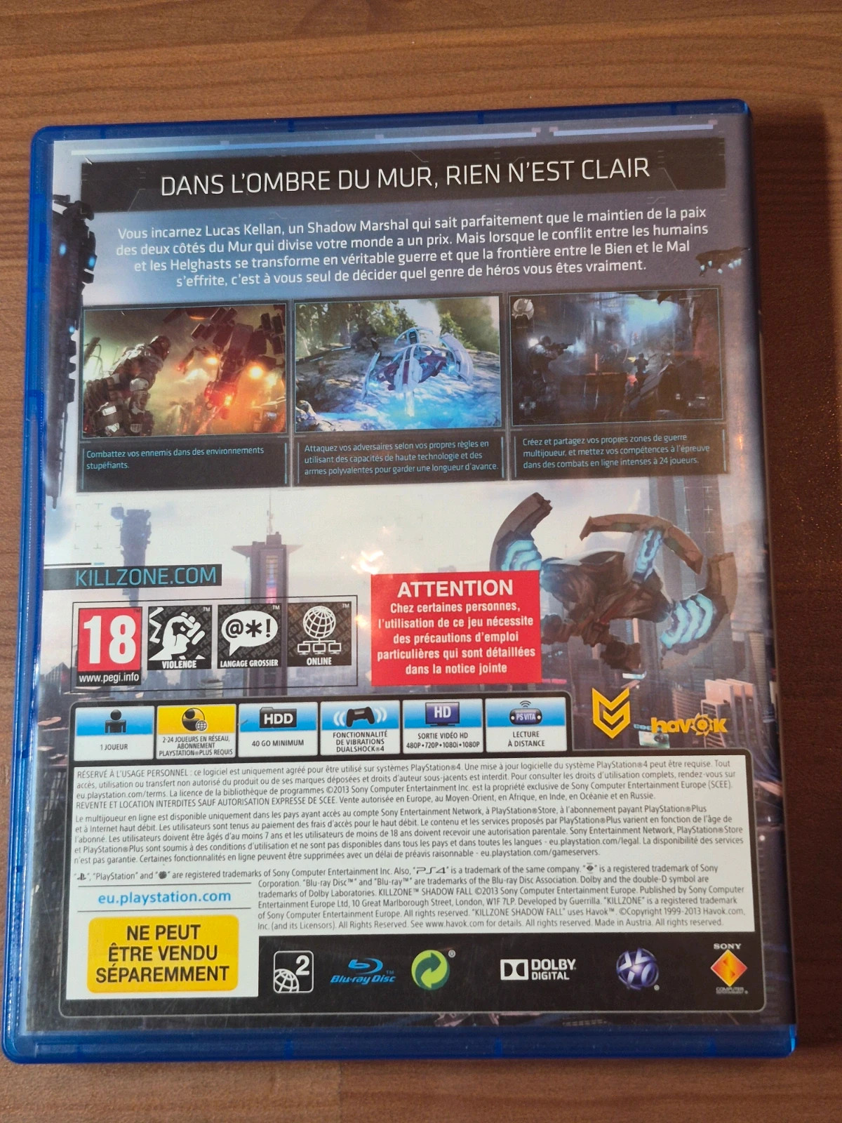Jeu Killzone shadow fall pour PS4 2