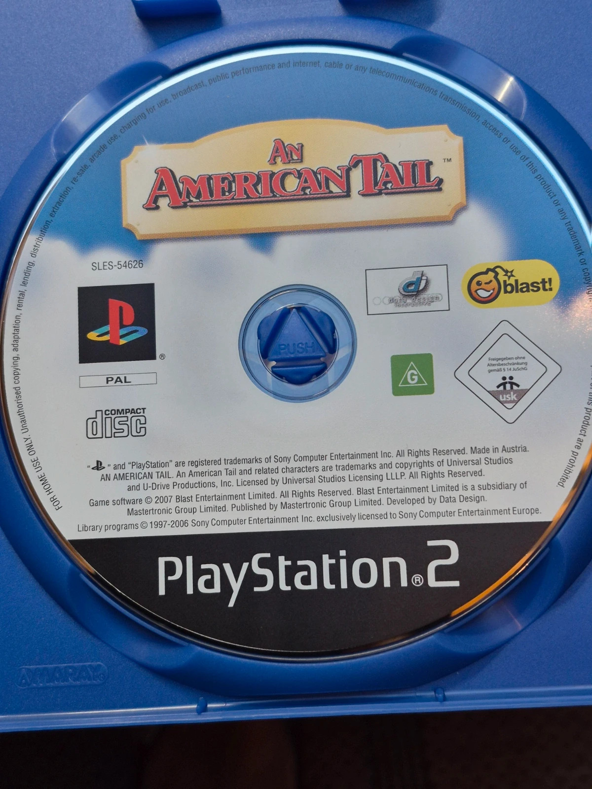 Jeu fievel et le nouveau monde PS2 5