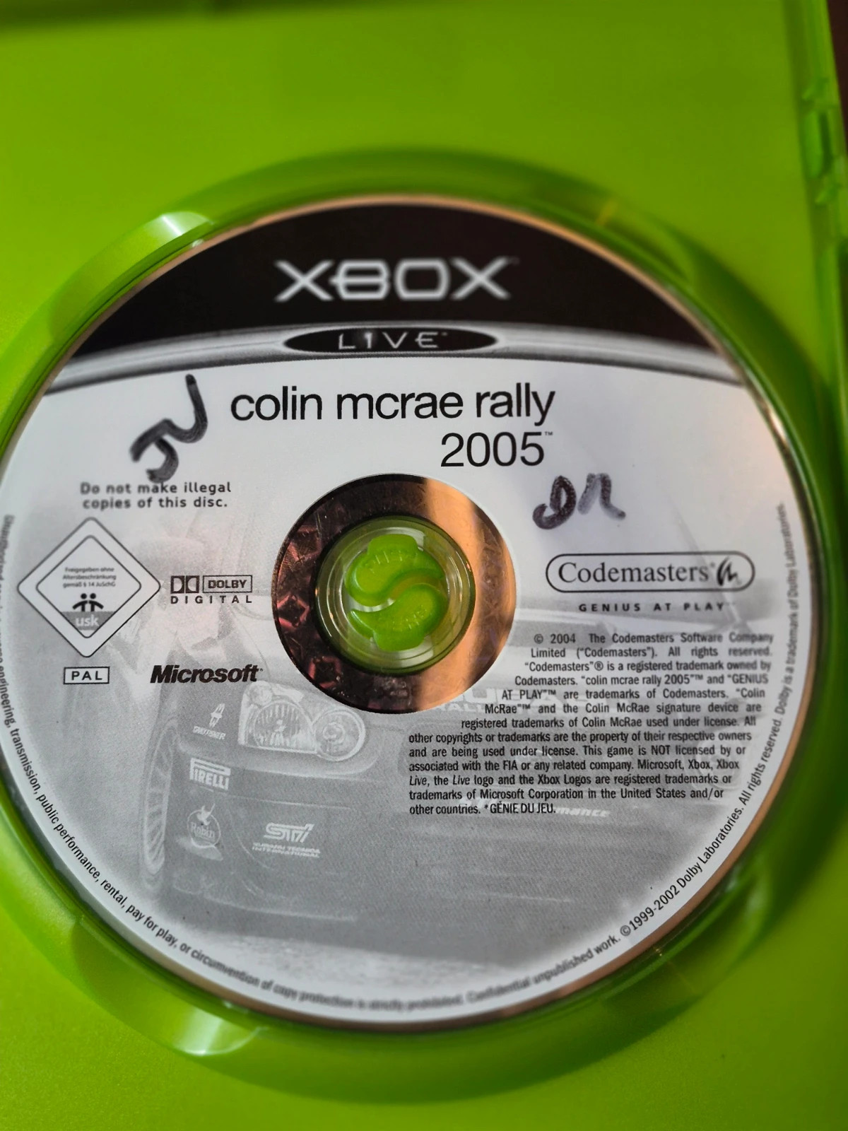 Jeu Colin Mcrae rally 2005 pour xbox 5