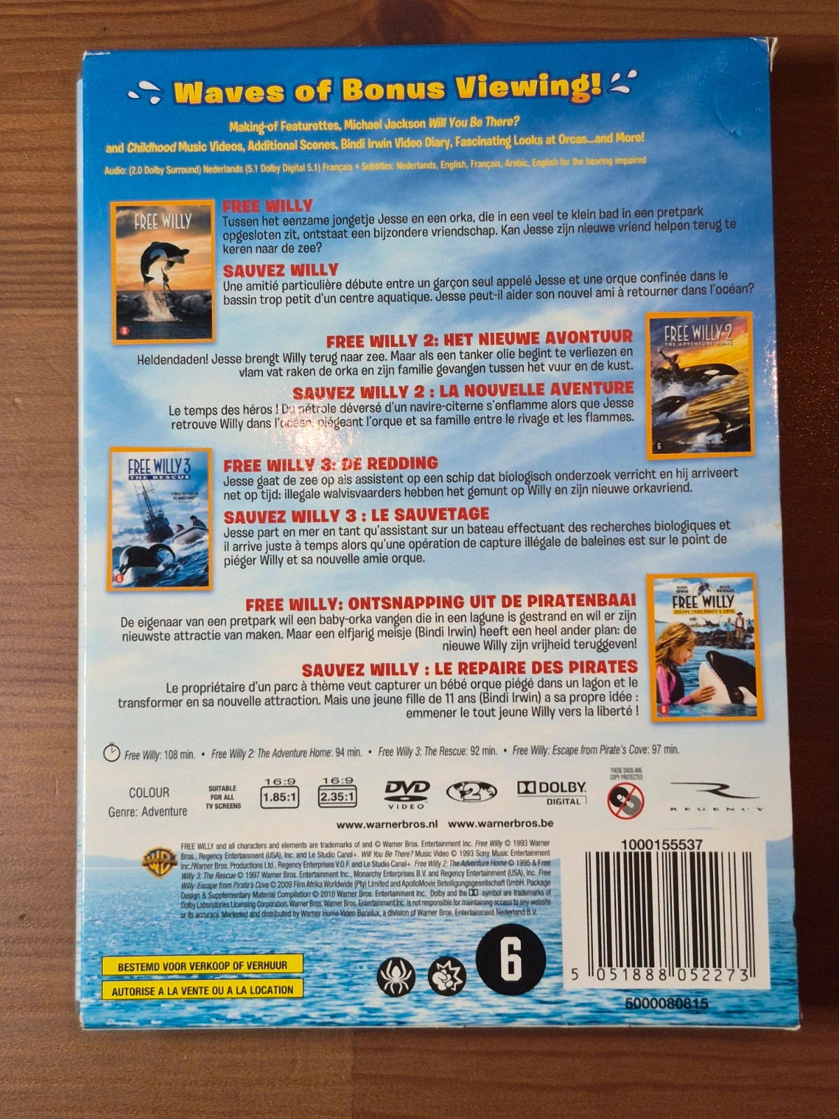 Coffret Dvd sauvez Willy 2