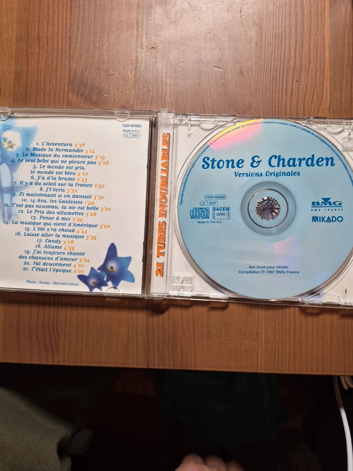 Cd audio Stone&Charden (version originales) 4
