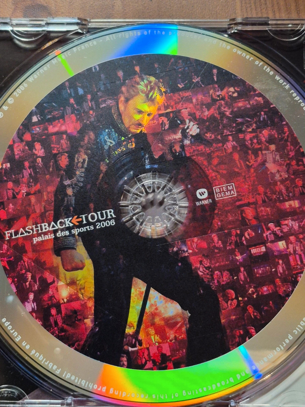 Cd audio Johnny Hallyday palais des sports 2006 5