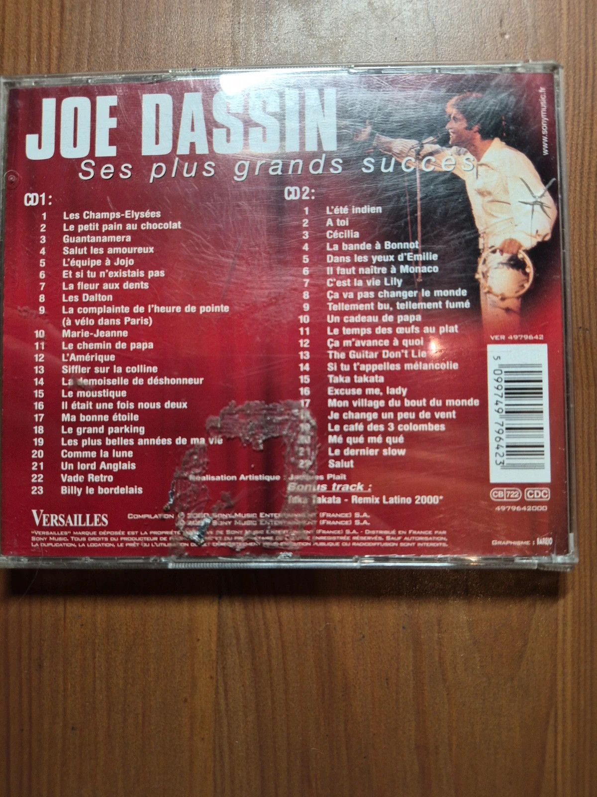 Cd audio Joe Dassin (ses plus grands succès) 2