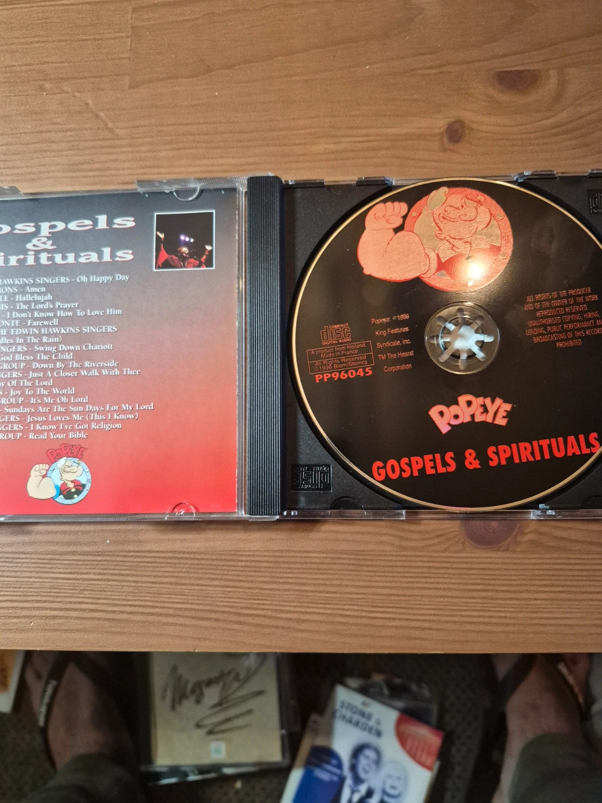 Cd audio Gospels&Spirituals Popeye 3