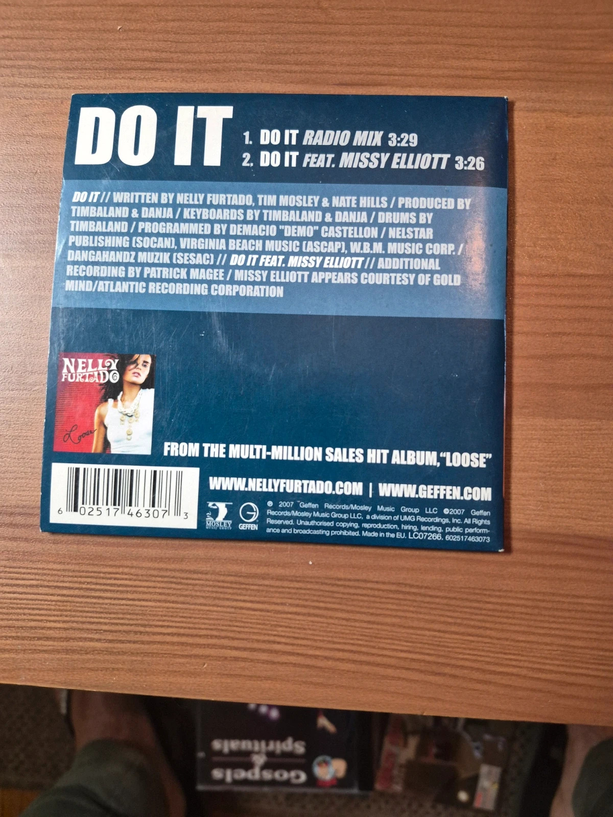 Cd audio Nelly Furtado ( do it) 2