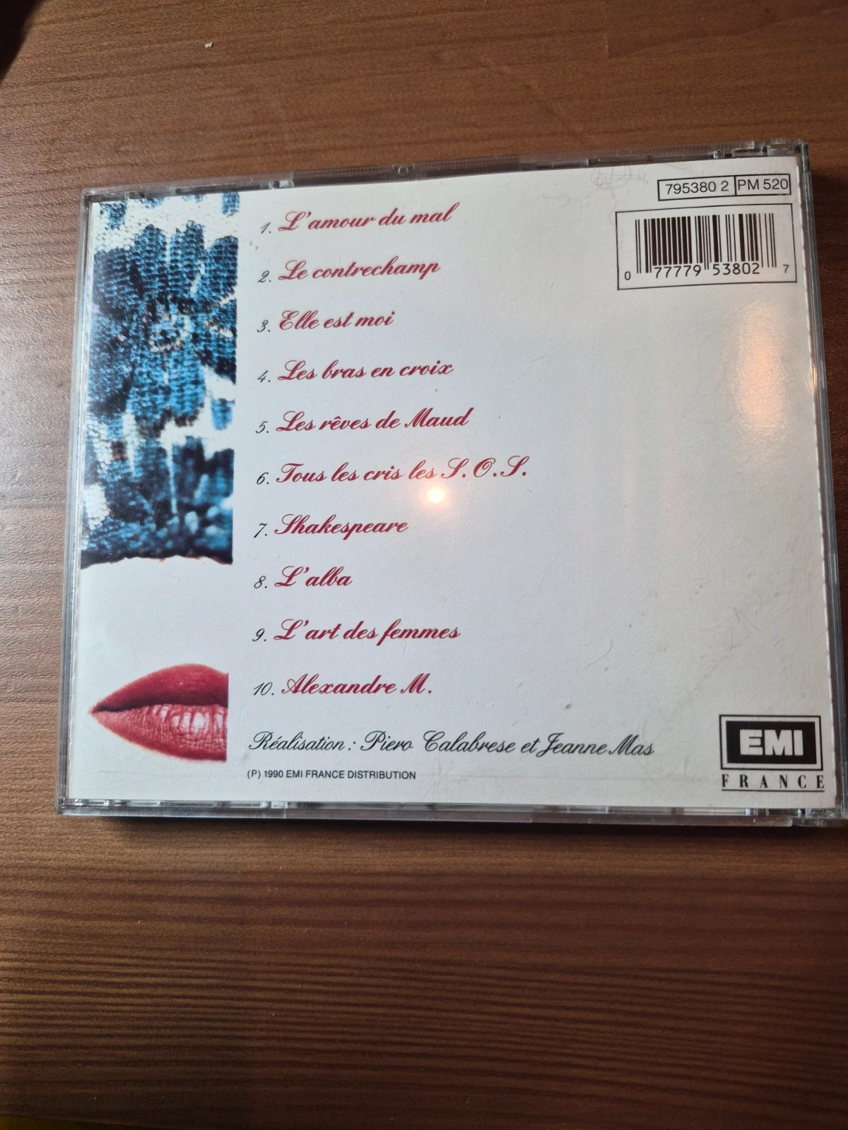 Cd audio Jeanne Mas (l'art des femmes) 2