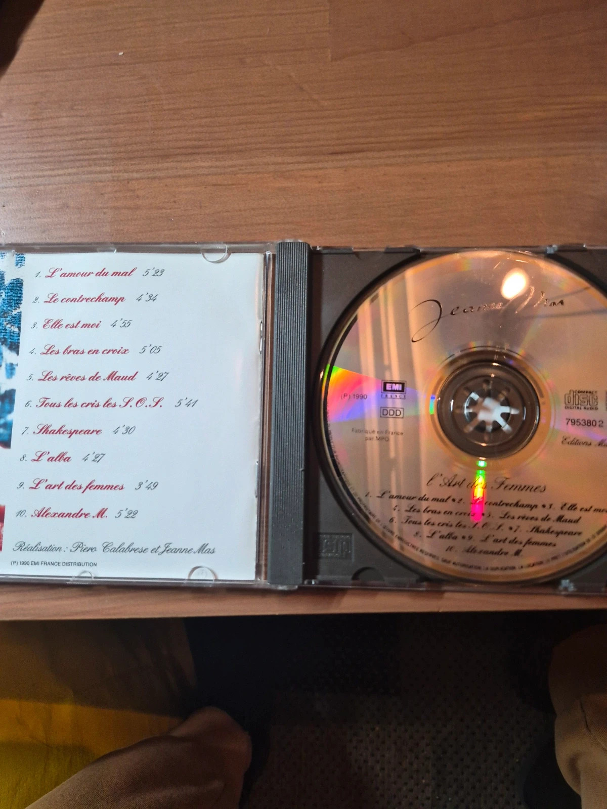 Cd audio Jeanne Mas (l'art des femmes) 3