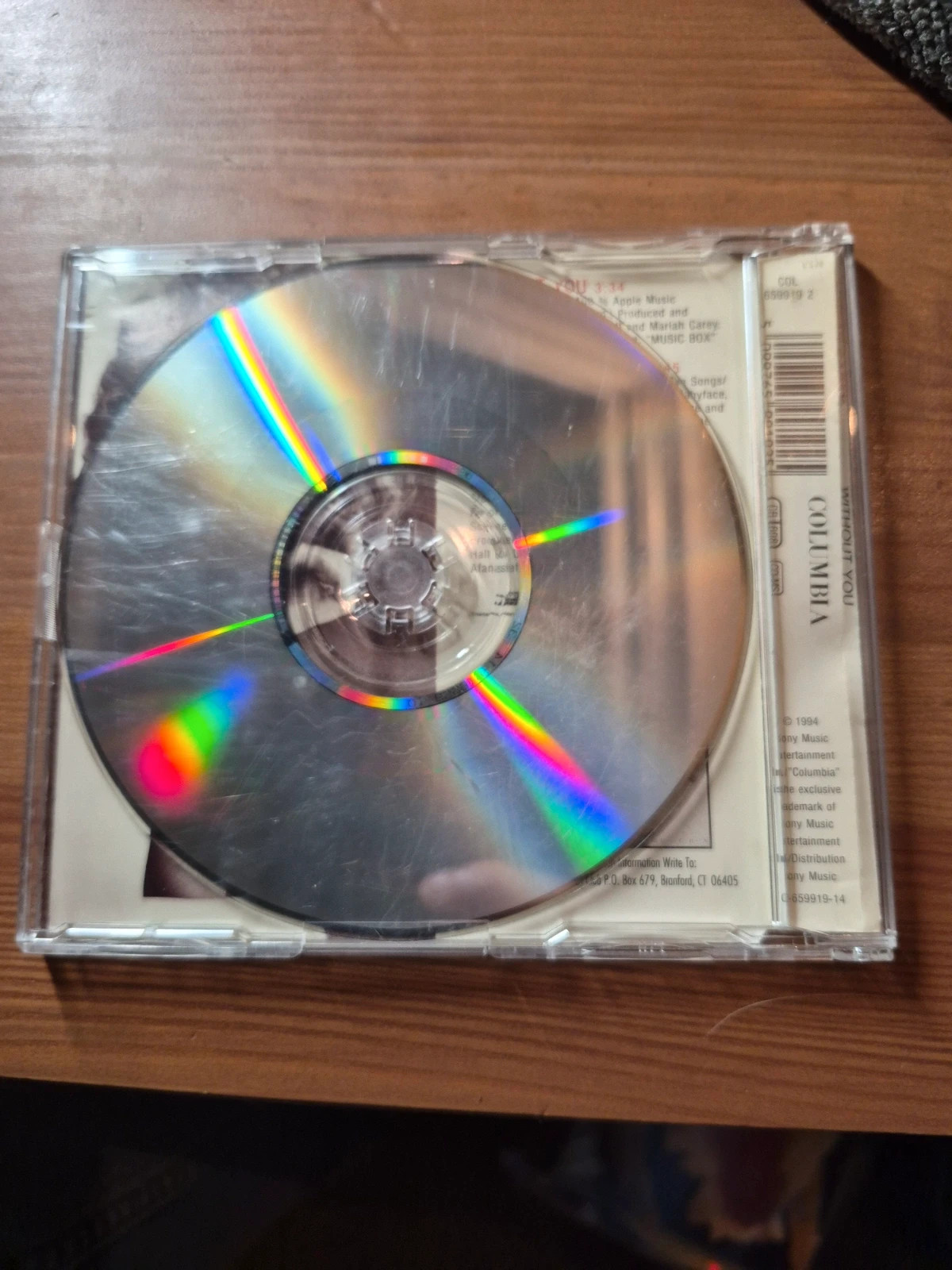 Cd audio Mariah Carey(without you) 2