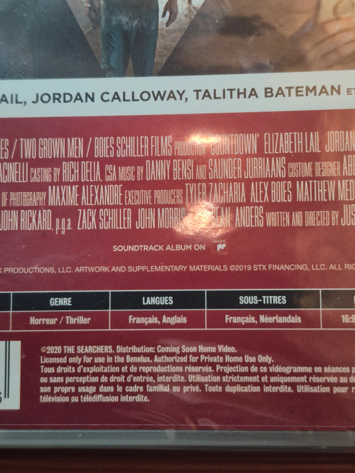 Dvd Coutdown sous blister 3