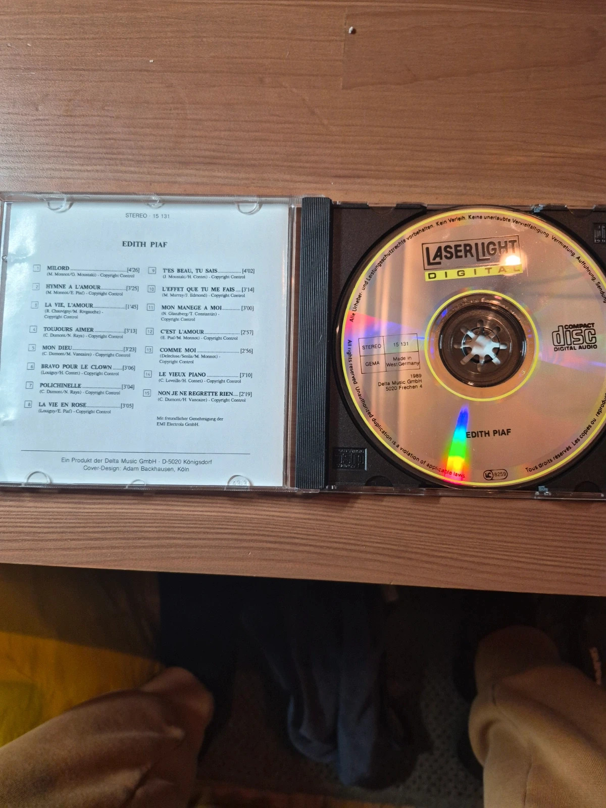 Cd audio Edith Piaf 3