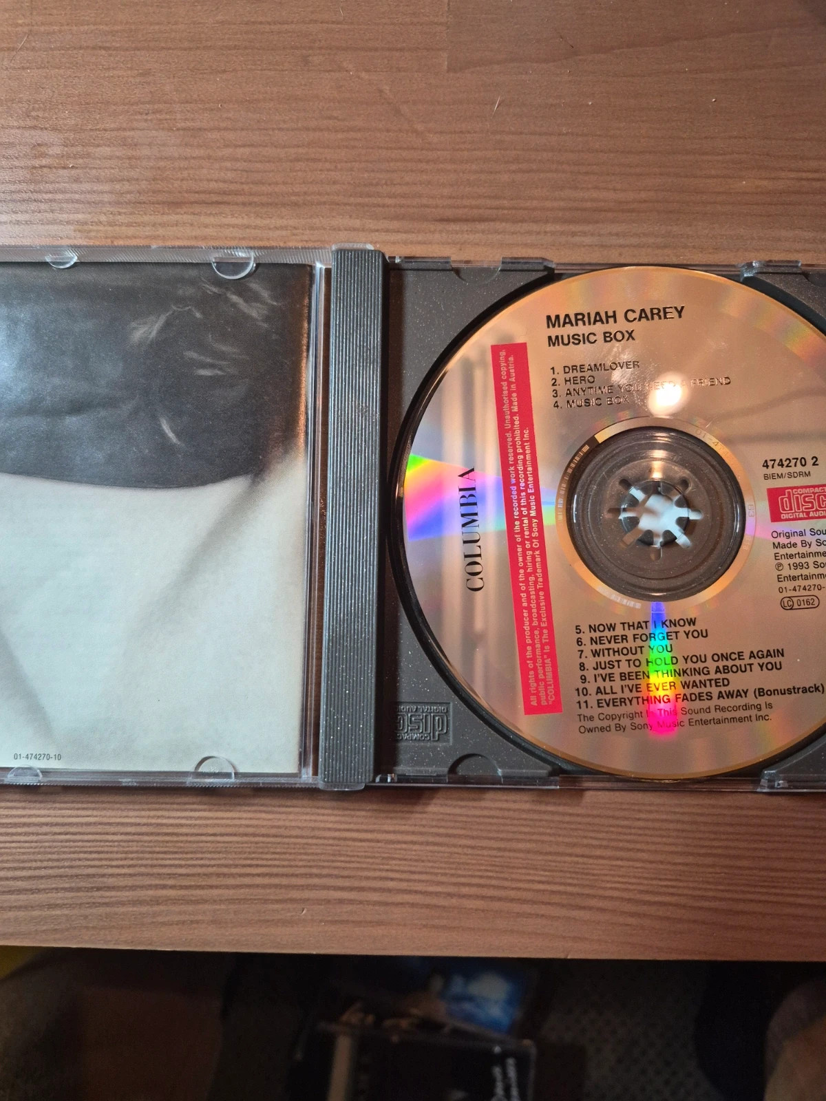 Cd audio Mariah Carey (music box) 3